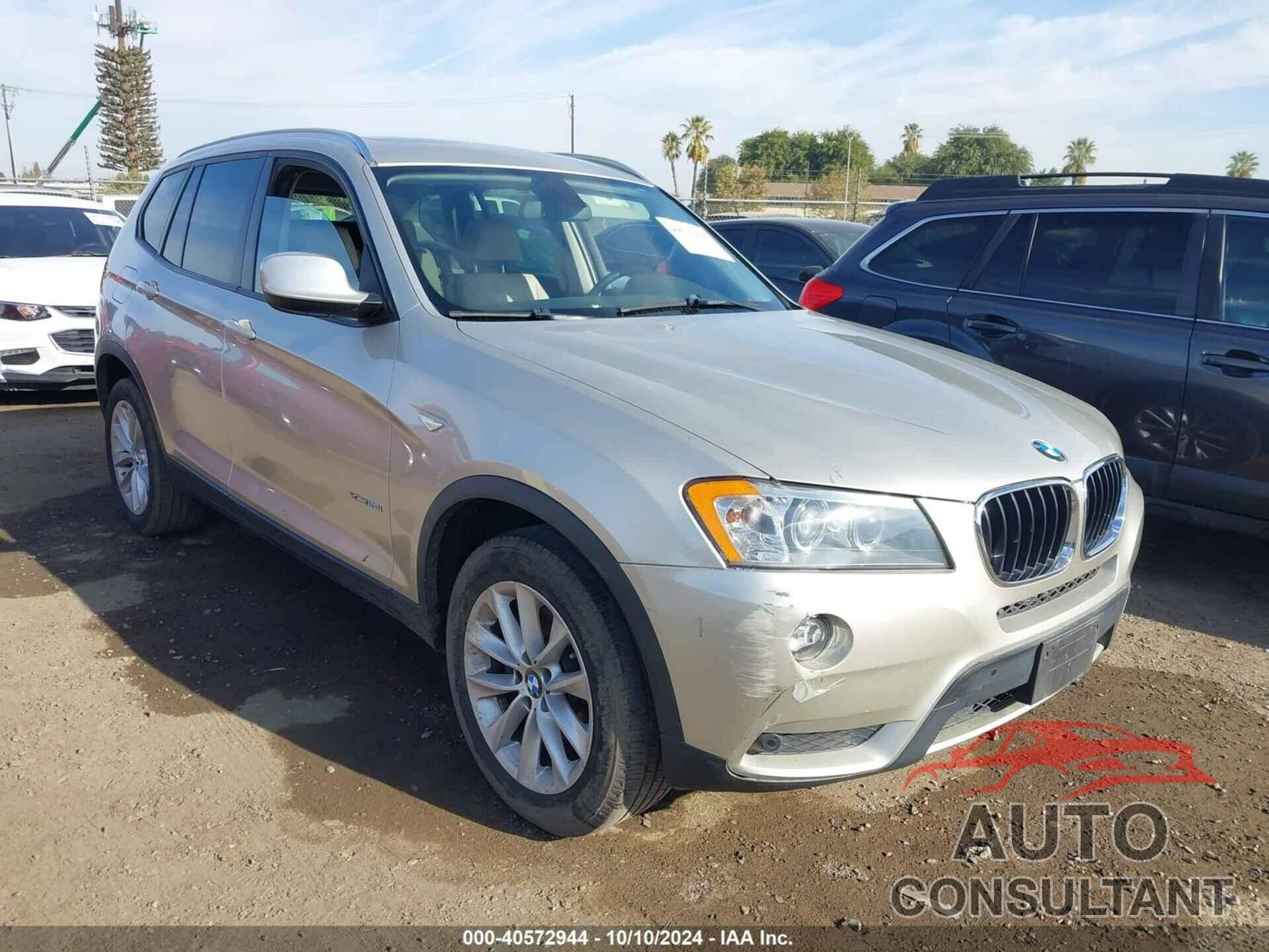 BMW X3 2013 - 5UXWX9C53D0A08960