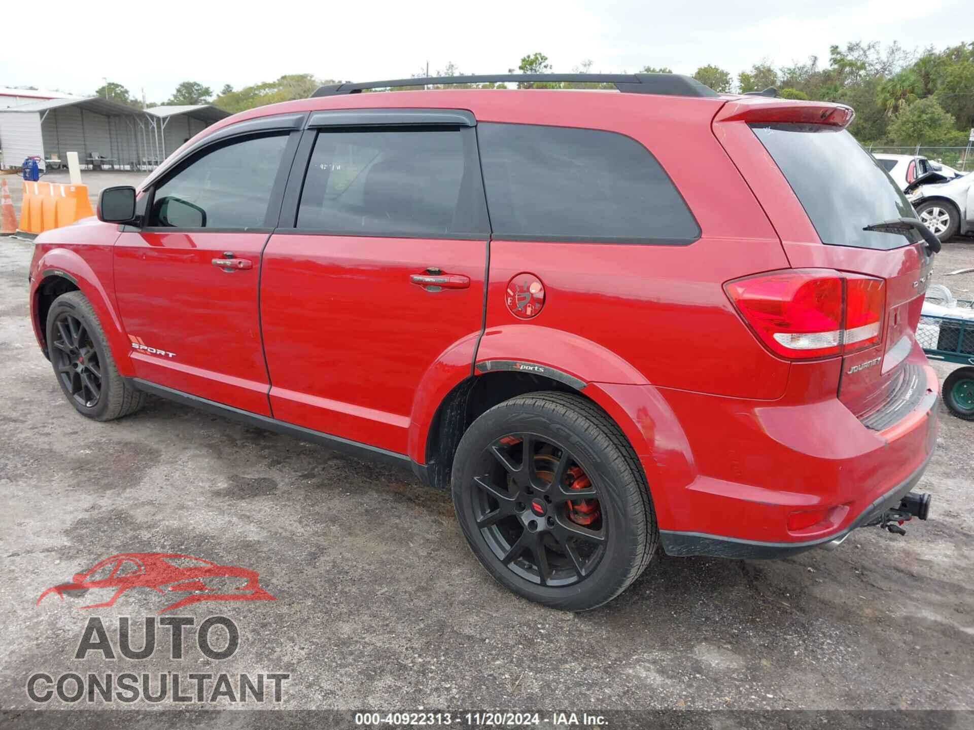 DODGE JOURNEY 2012 - 3C4PDCBG8CT226938