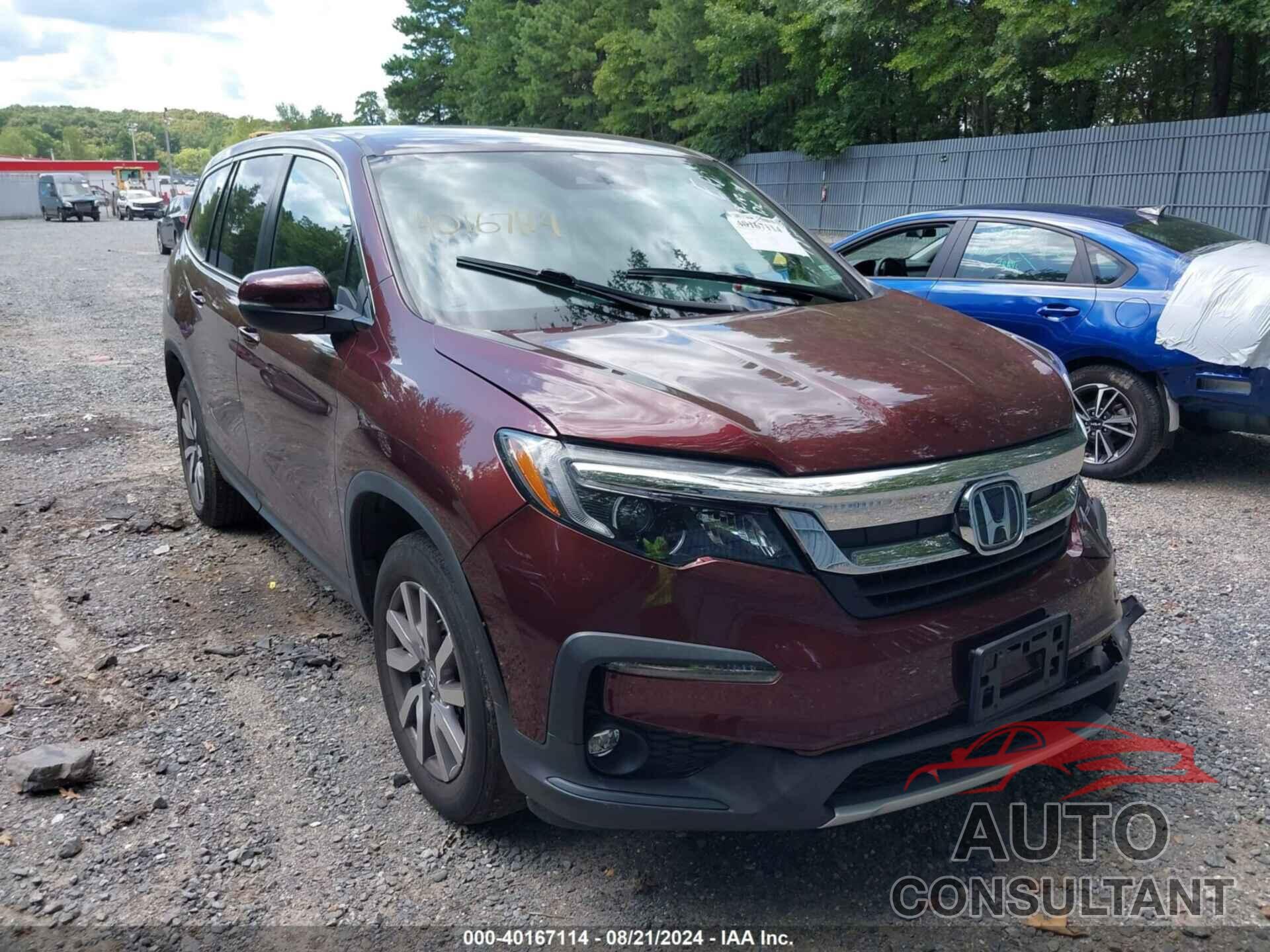 HONDA PILOT 2021 - 5FNYF6H31MB035415