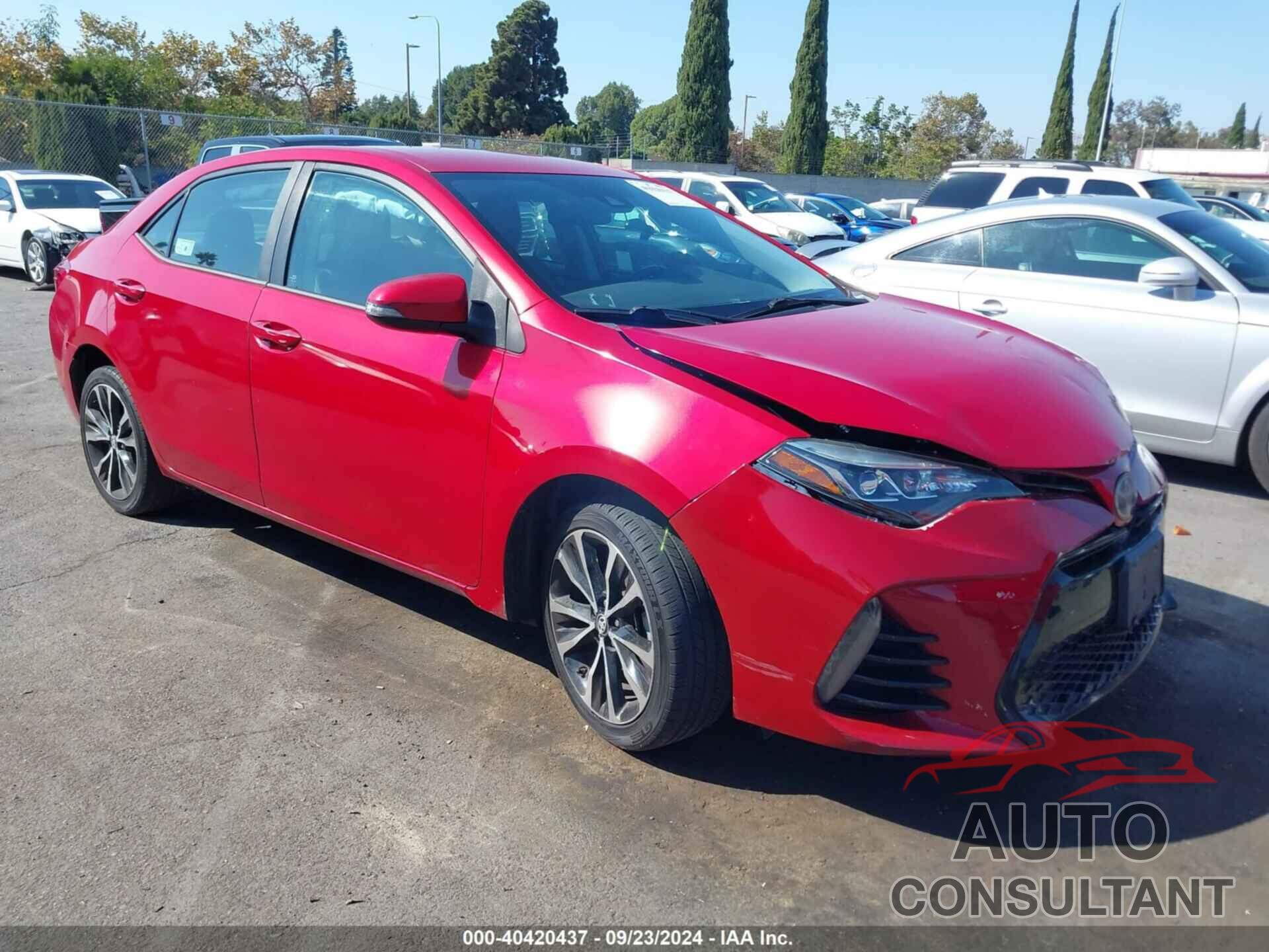 TOYOTA COROLLA 2017 - 5YFBURHE1HP710012