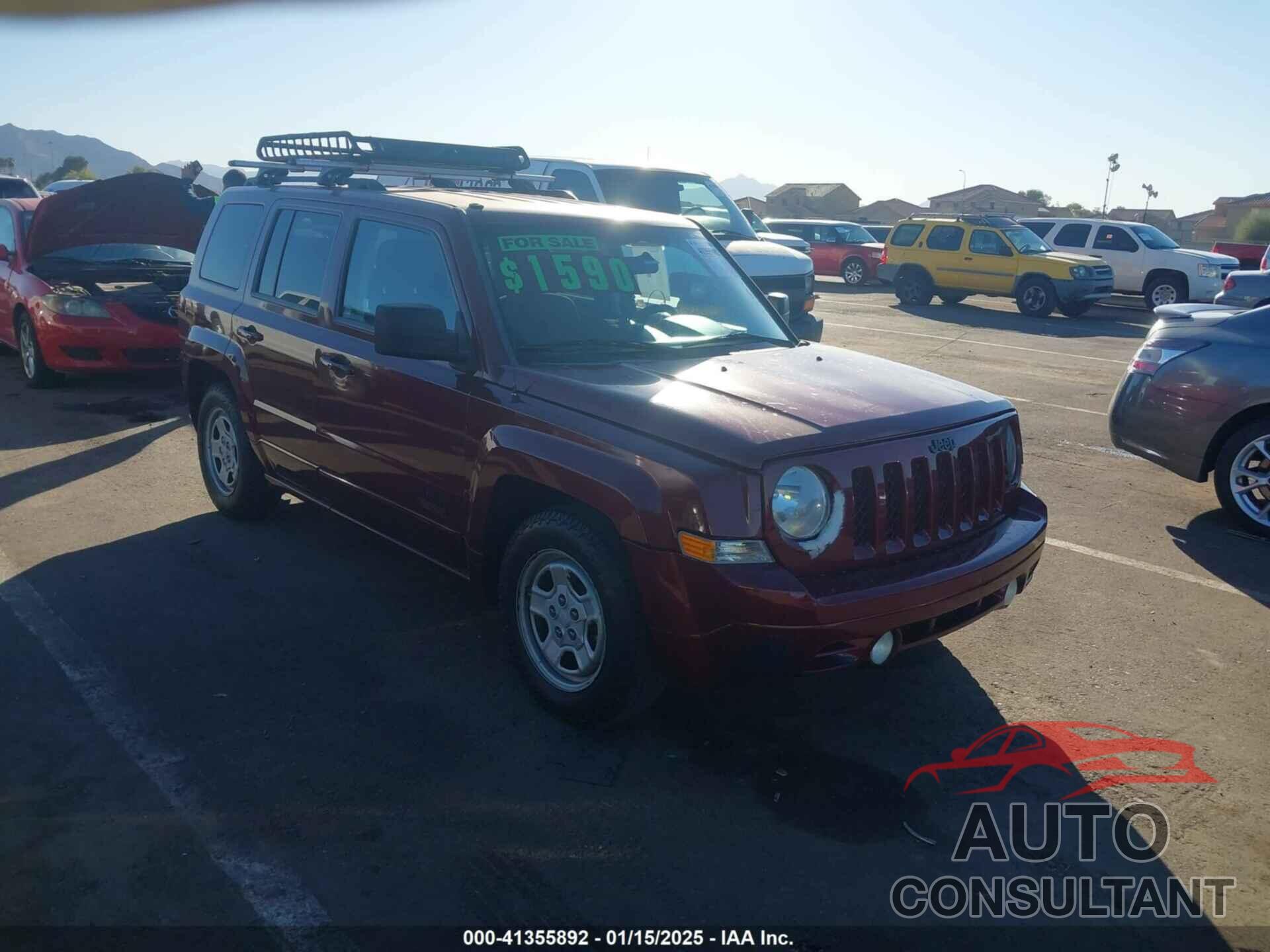 JEEP PATRIOT 2012 - 1C4NJRBB5CD568506