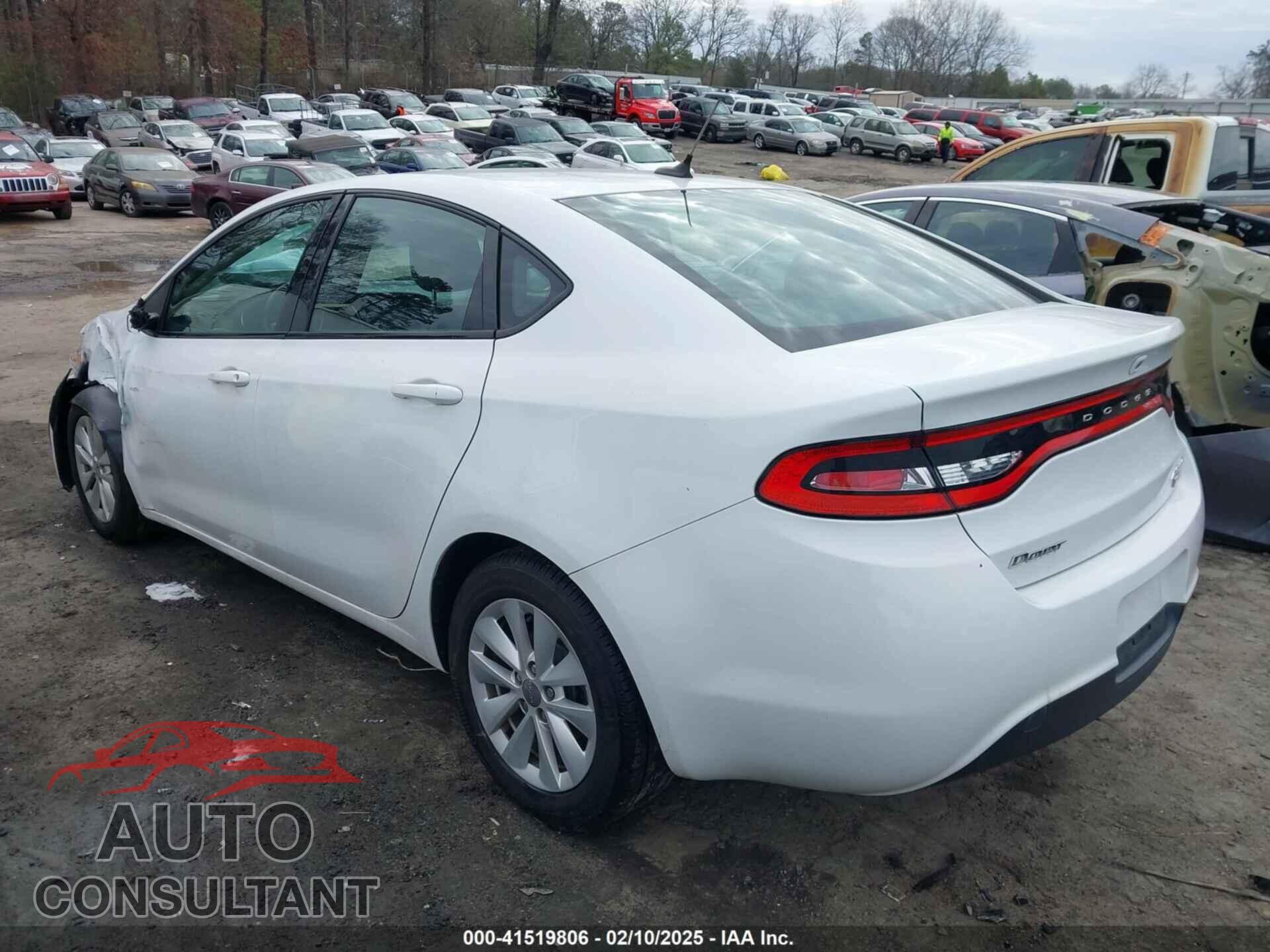DODGE DART 2015 - 1C3CDFDH1FD405987