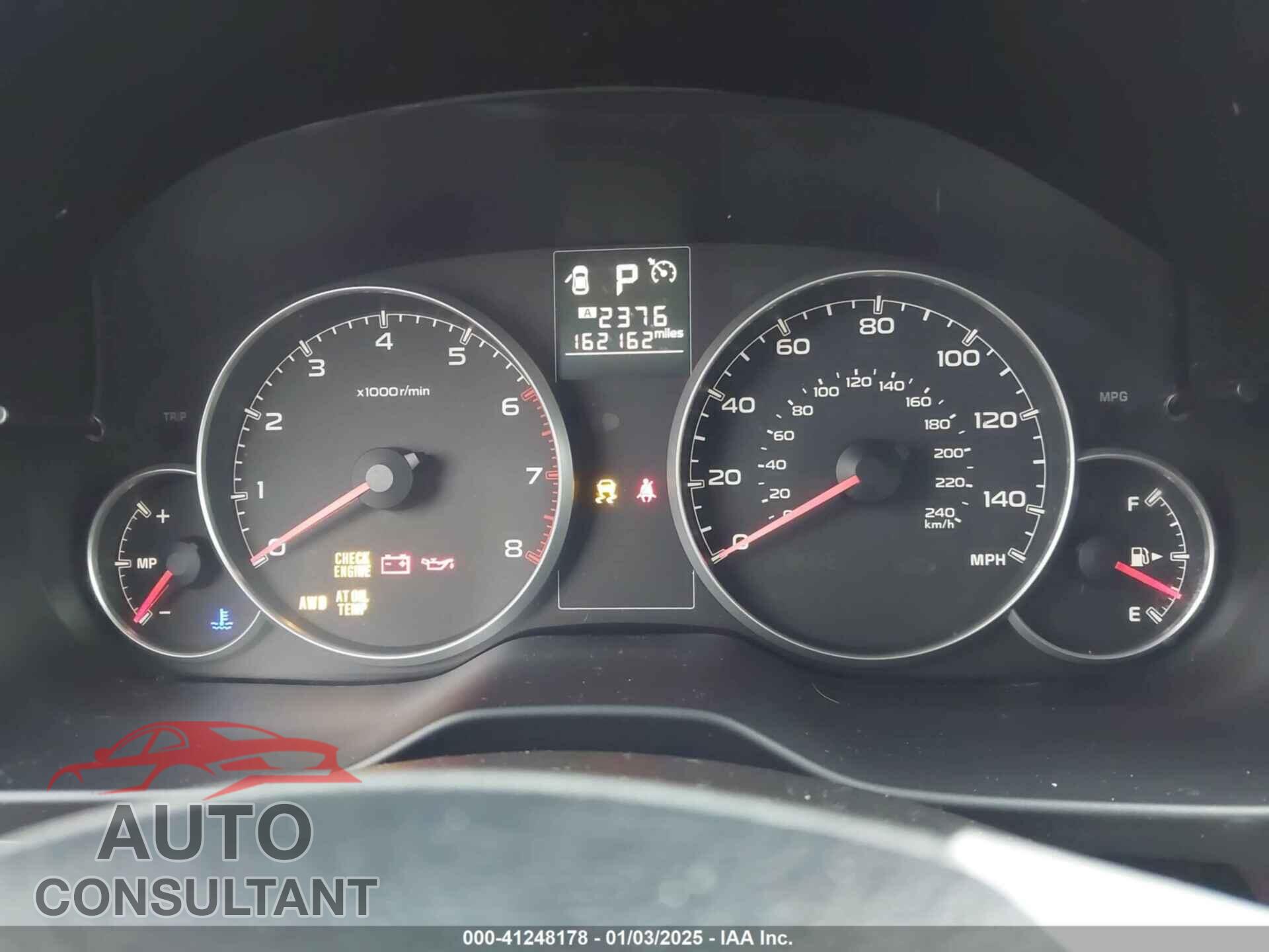 SUBARU OUTBACK 2014 - 4S4BRCCC4E3203058