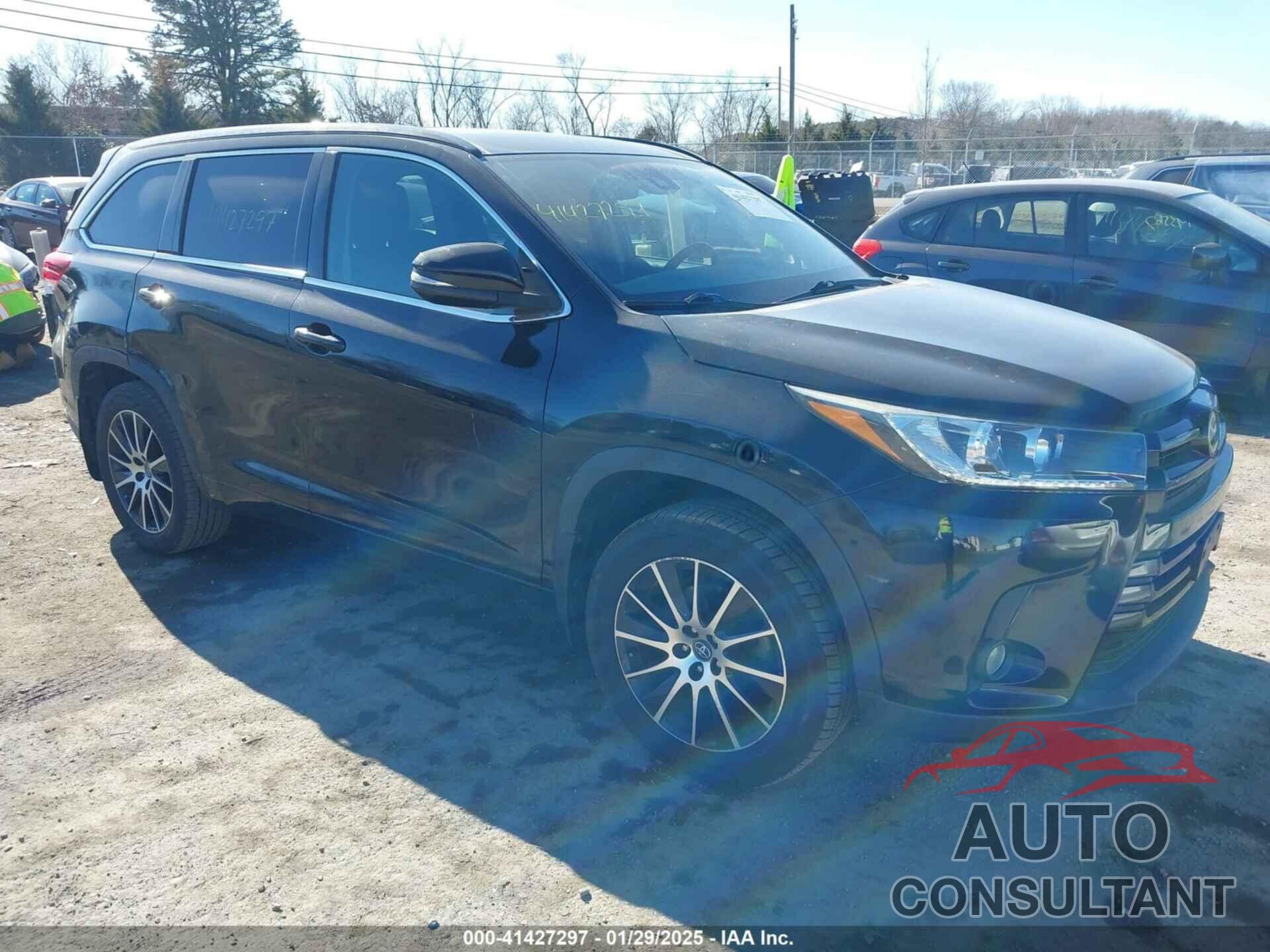 TOYOTA HIGHLANDER 2017 - 5TDJZRFH8HS469647
