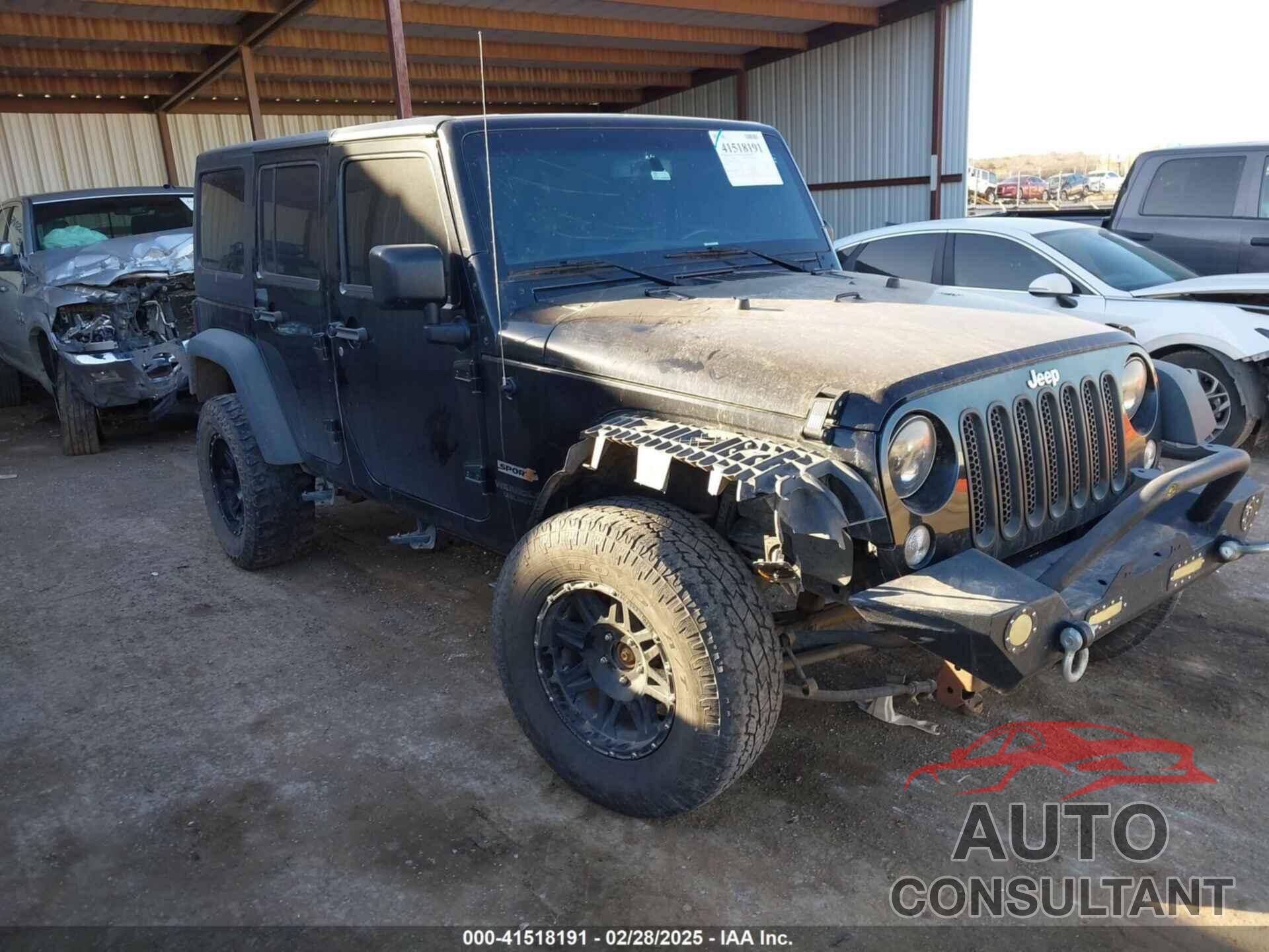 JEEP WRANGLER UNLIMITED 2016 - 1C4HJWDG5GL278394