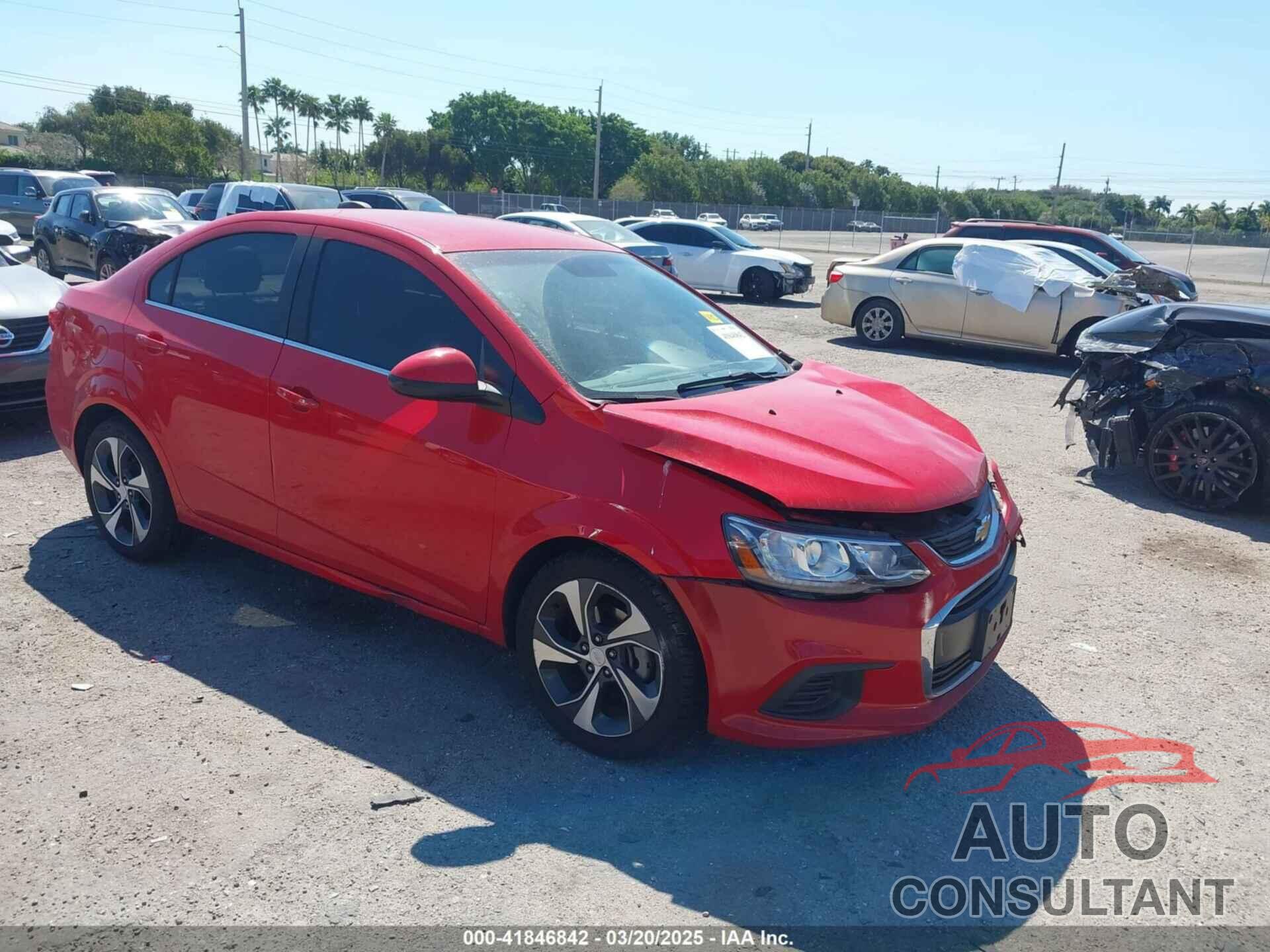 CHEVROLET SONIC 2020 - 1G1JF5SB3L4116362