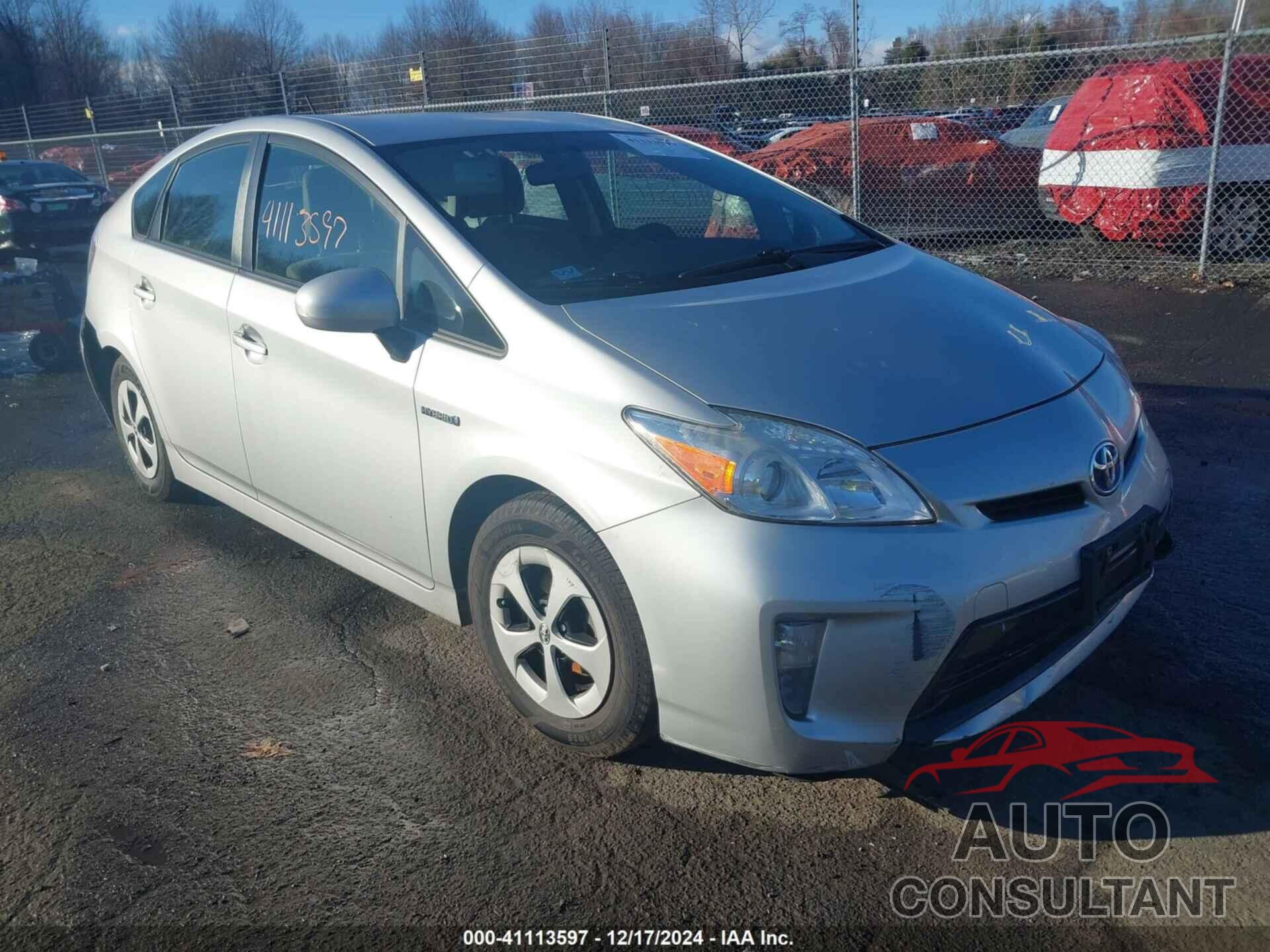 TOYOTA PRIUS 2014 - JTDKN3DU2E1762191