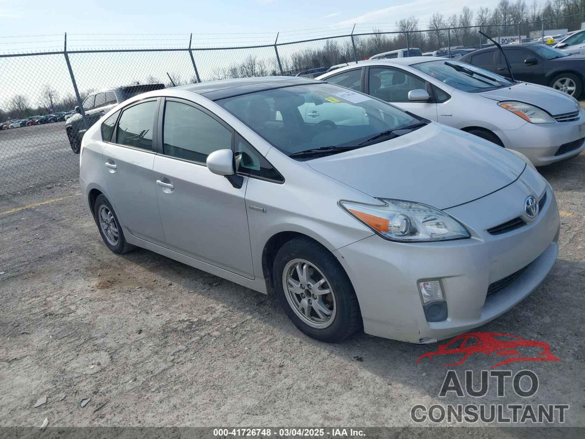 TOYOTA PRIUS 2010 - JTDKN3DU1A0139290