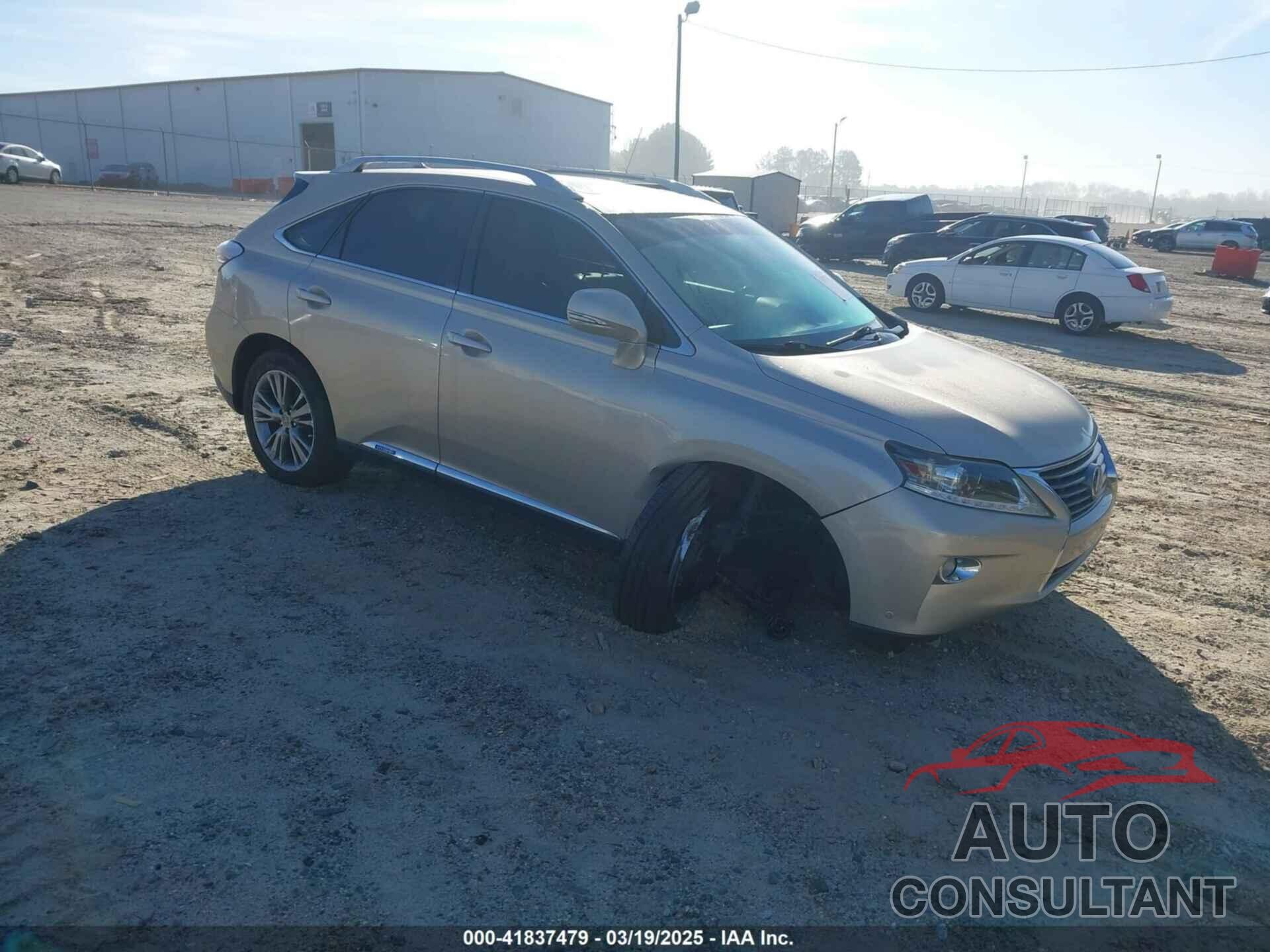 LEXUS RX 450H 2013 - JTJZB1BA4D2006565