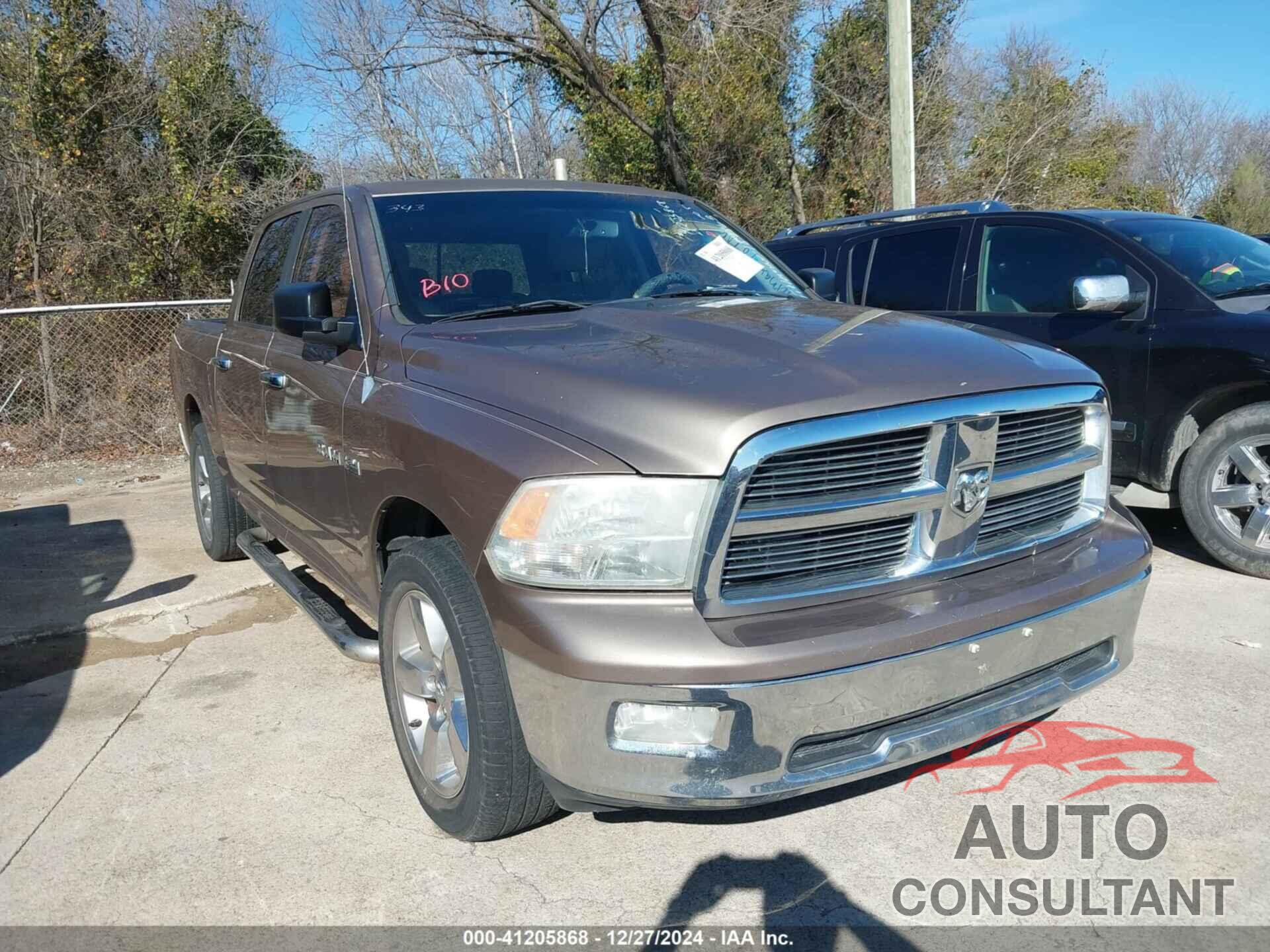 DODGE RAM 1500 2010 - 1D7RB1CTXAS189863