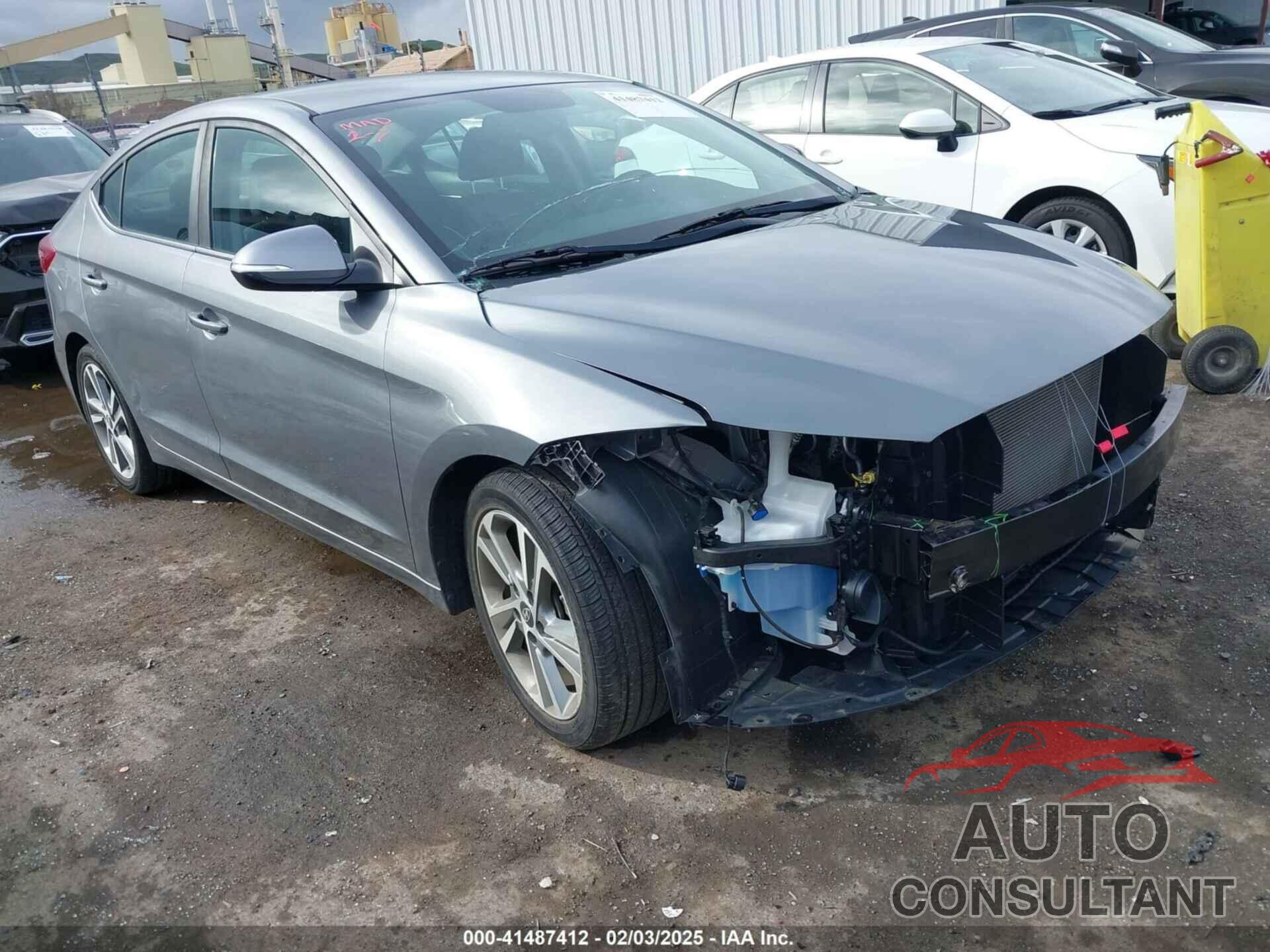 HYUNDAI ELANTRA 2018 - KMHD84LF7JU581309