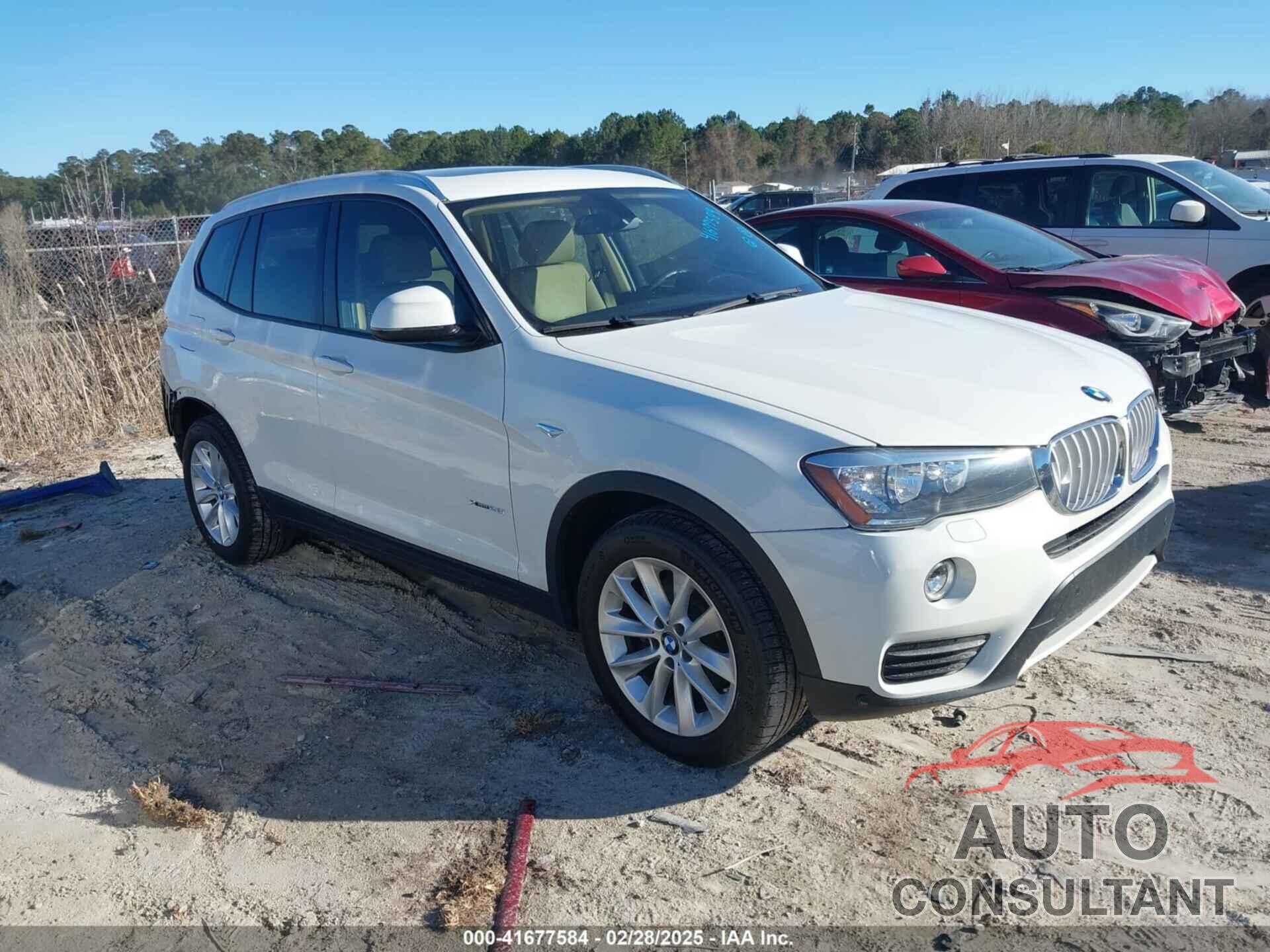 BMW X3 2016 - 5UXWX9C57G0D81021