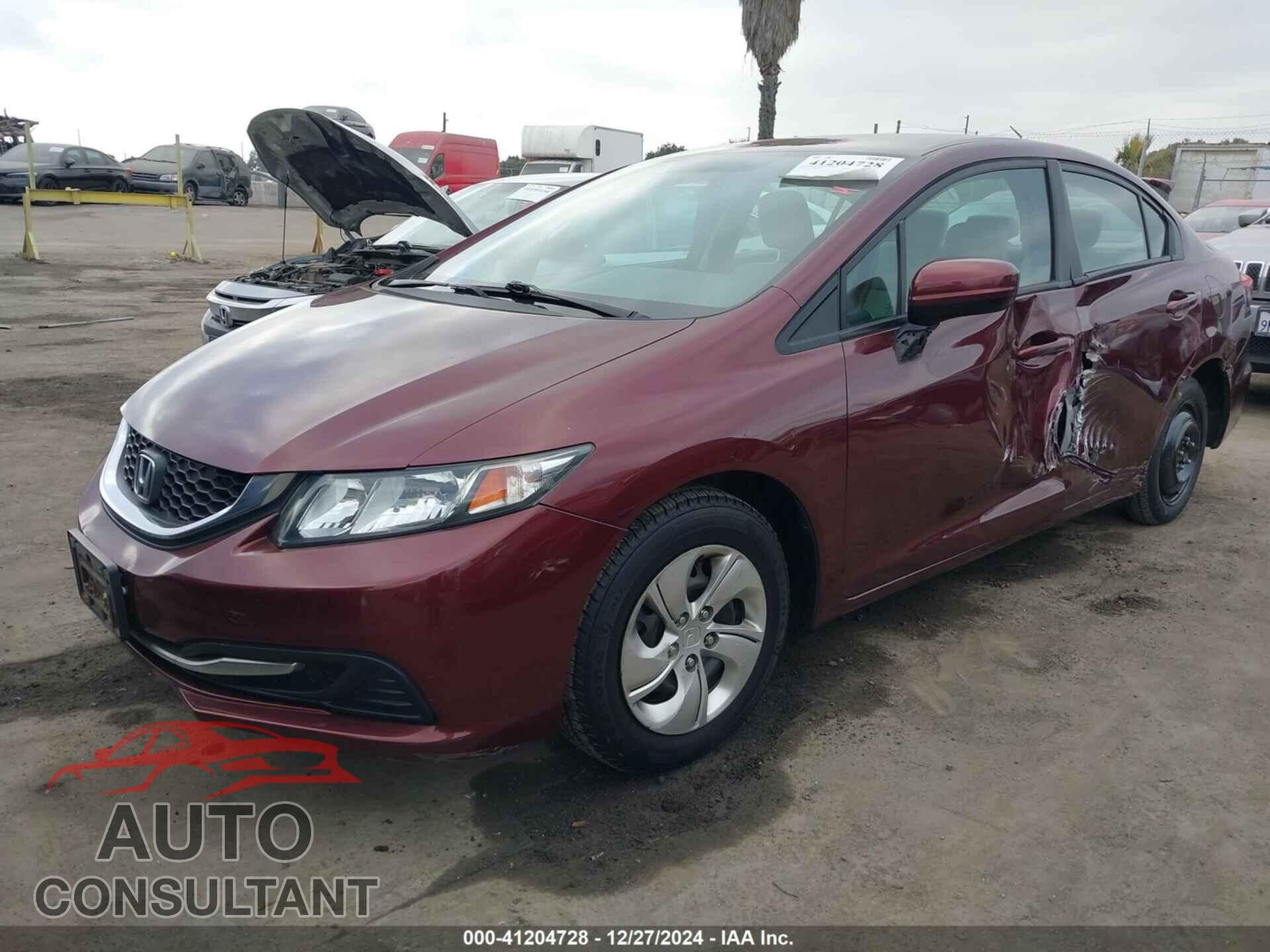 HONDA CIVIC 2014 - 19XFB2F5XEE249570
