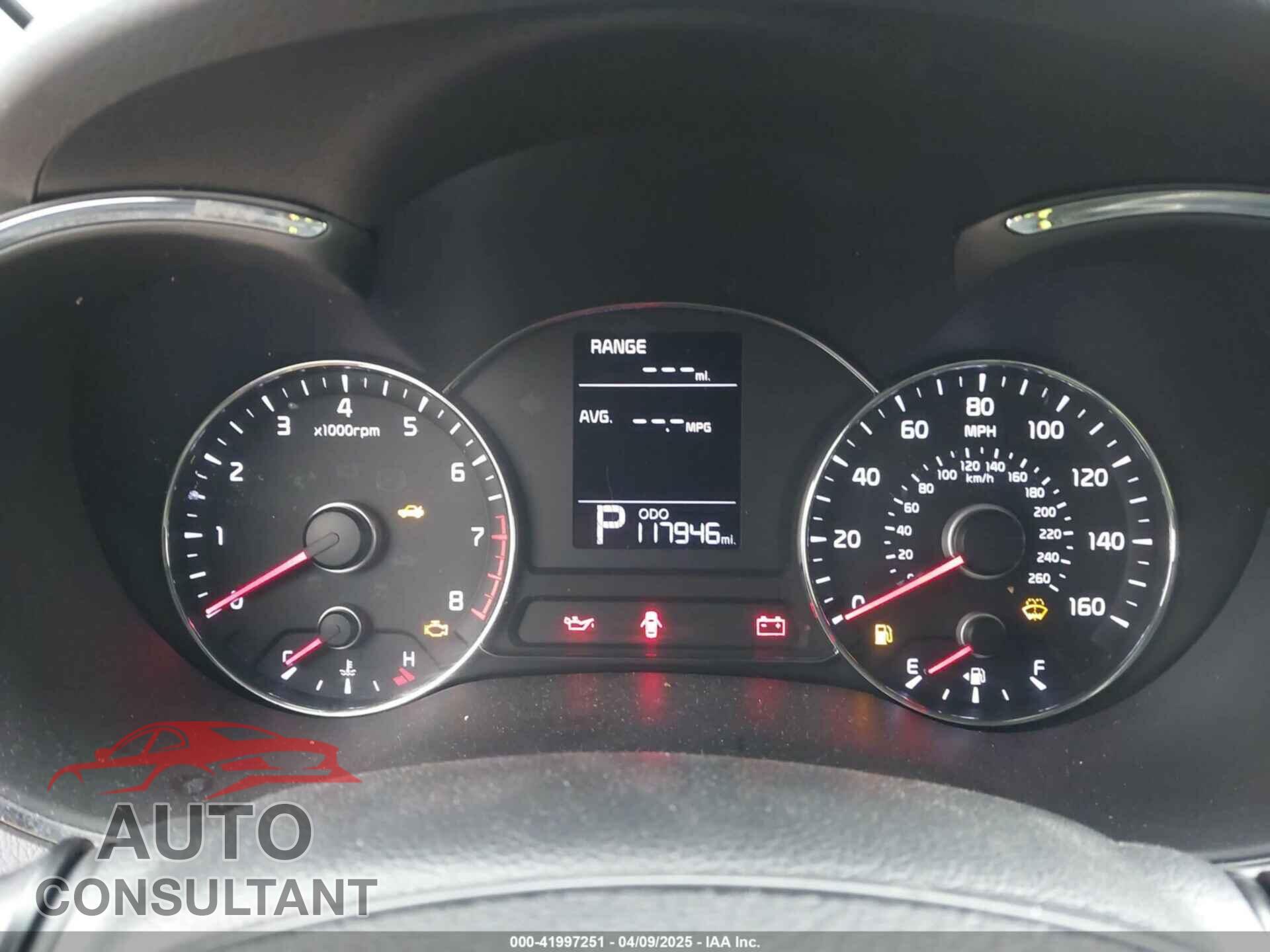 KIA FORTE 2016 - KNAFX4A65G5455260