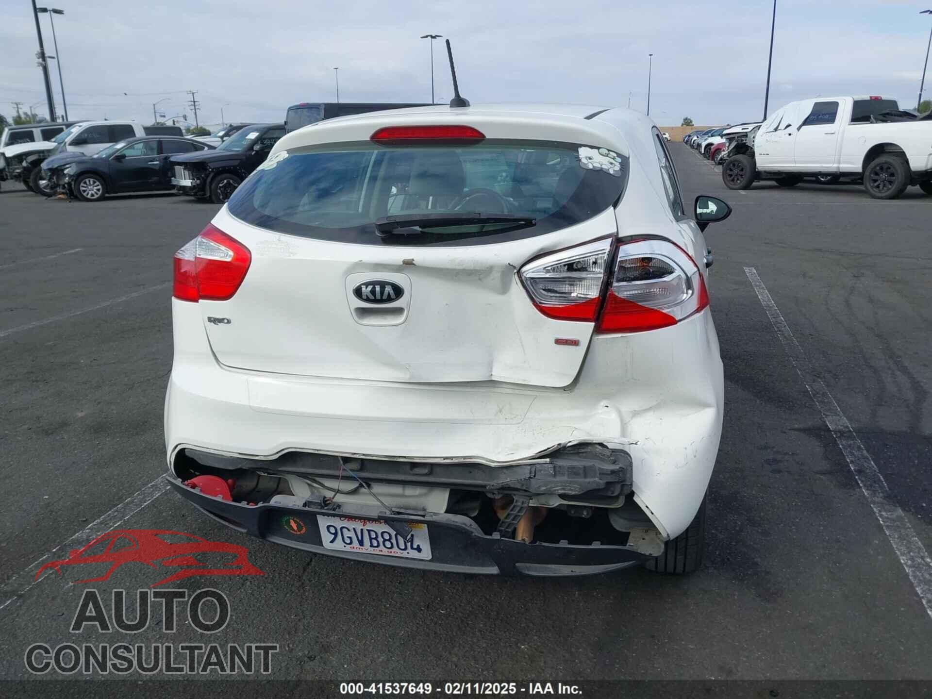 KIA RIO 2014 - KNADM5A38E6334564