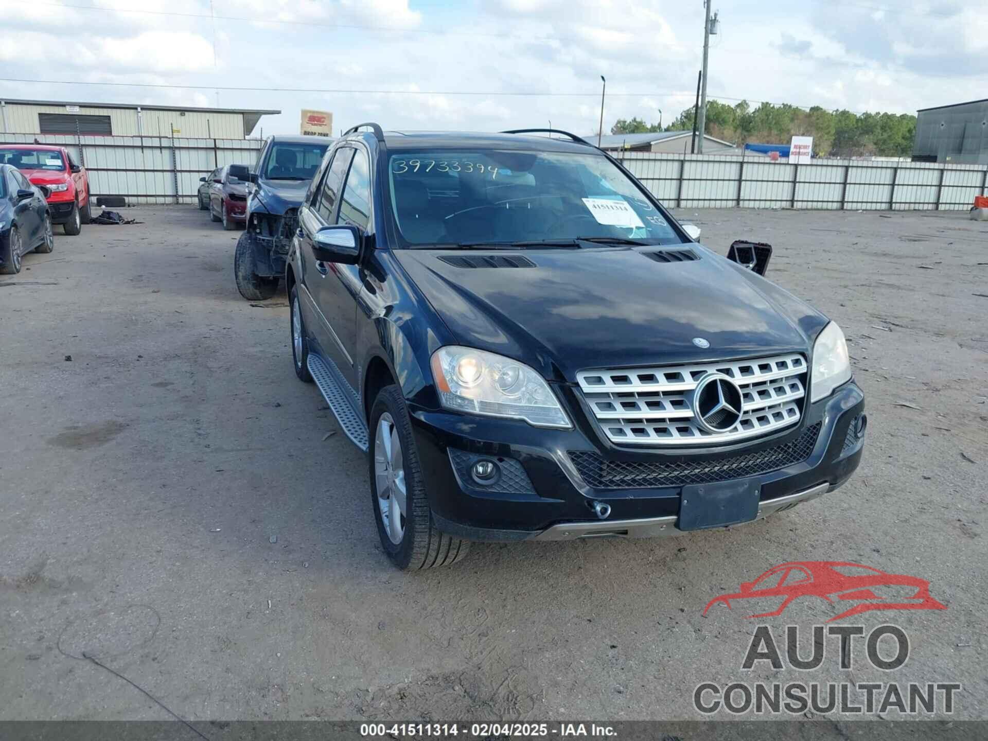 MERCEDES-BENZ ML 350 2009 - 4JGBB86E19A500109