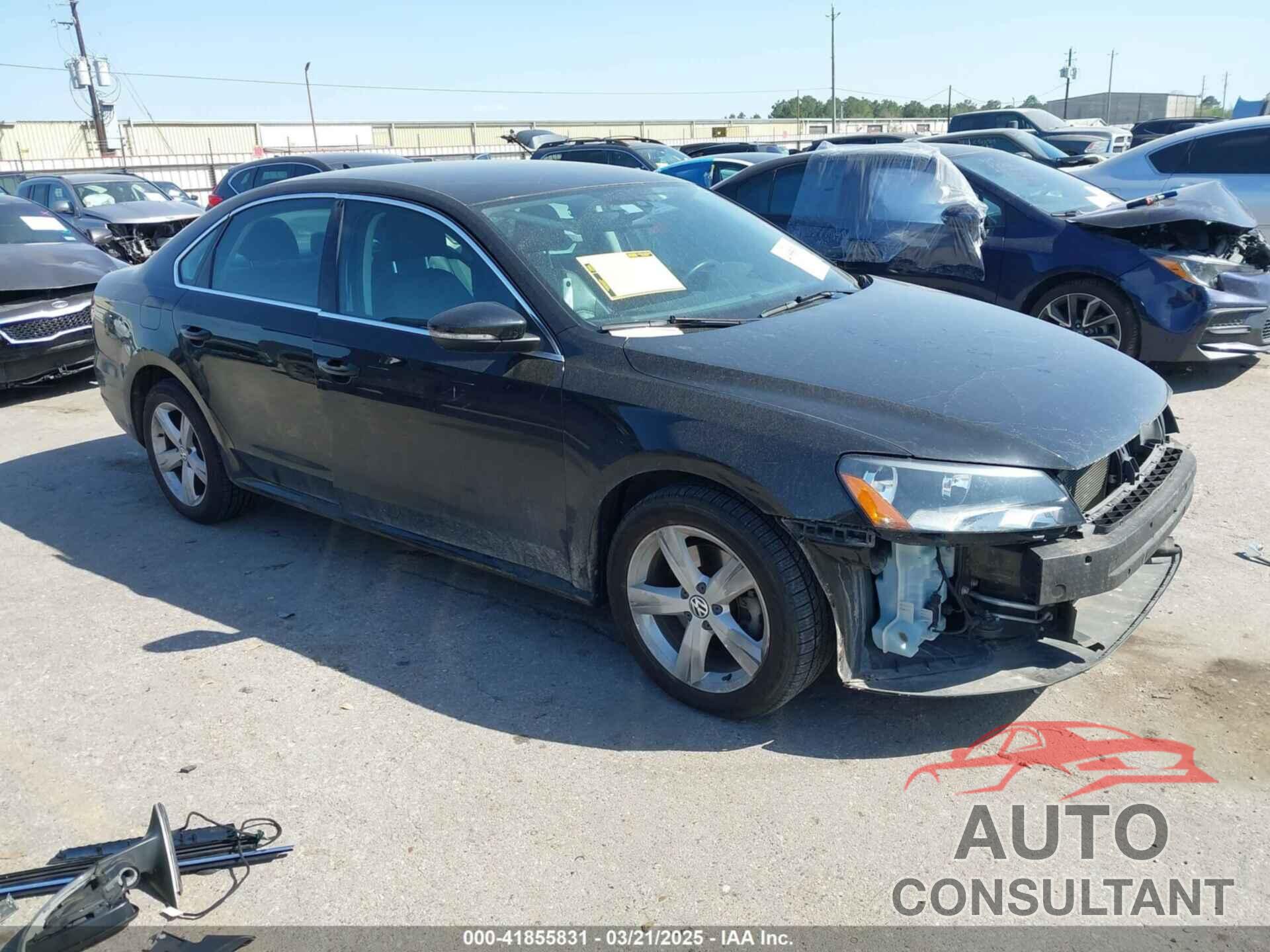 VOLKSWAGEN PASSAT 2012 - 1VWBP7A31CC084092