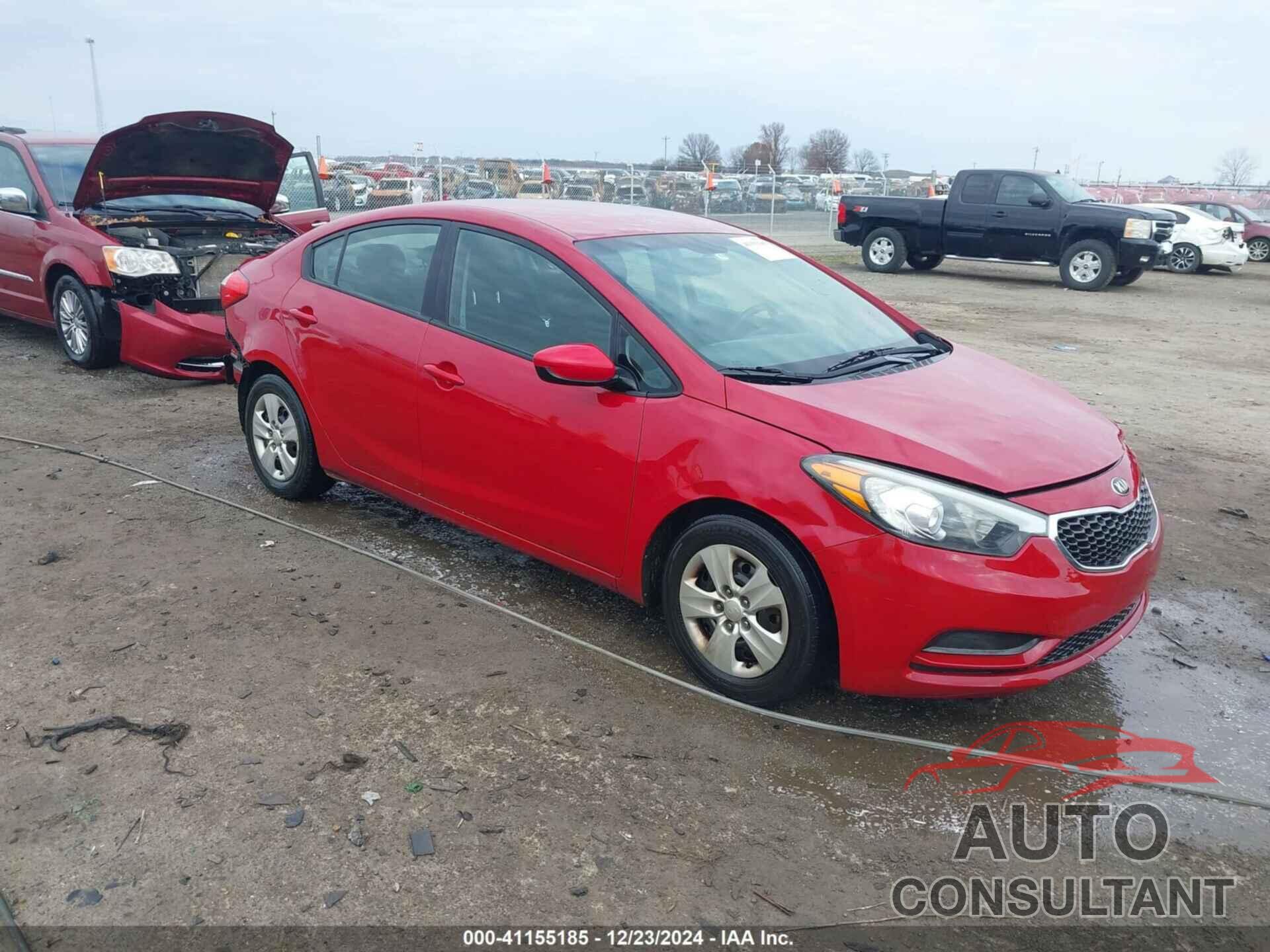 KIA FORTE 2016 - KNAFK4A67G5482152