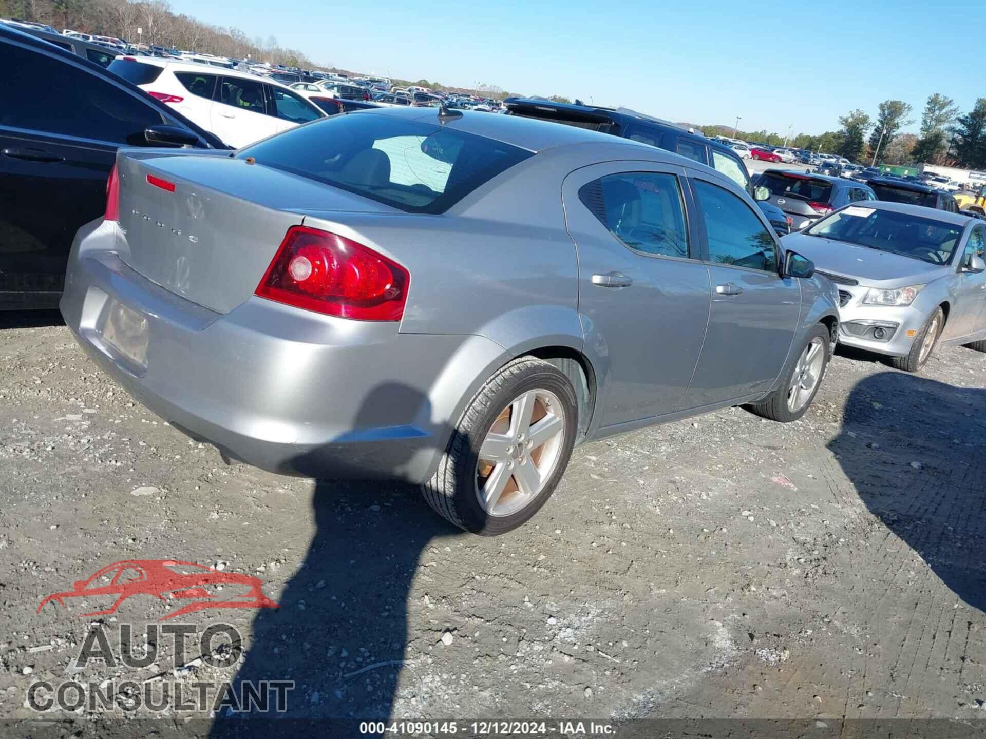 DODGE AVENGER 2013 - 1C3CDZAB5DN607322
