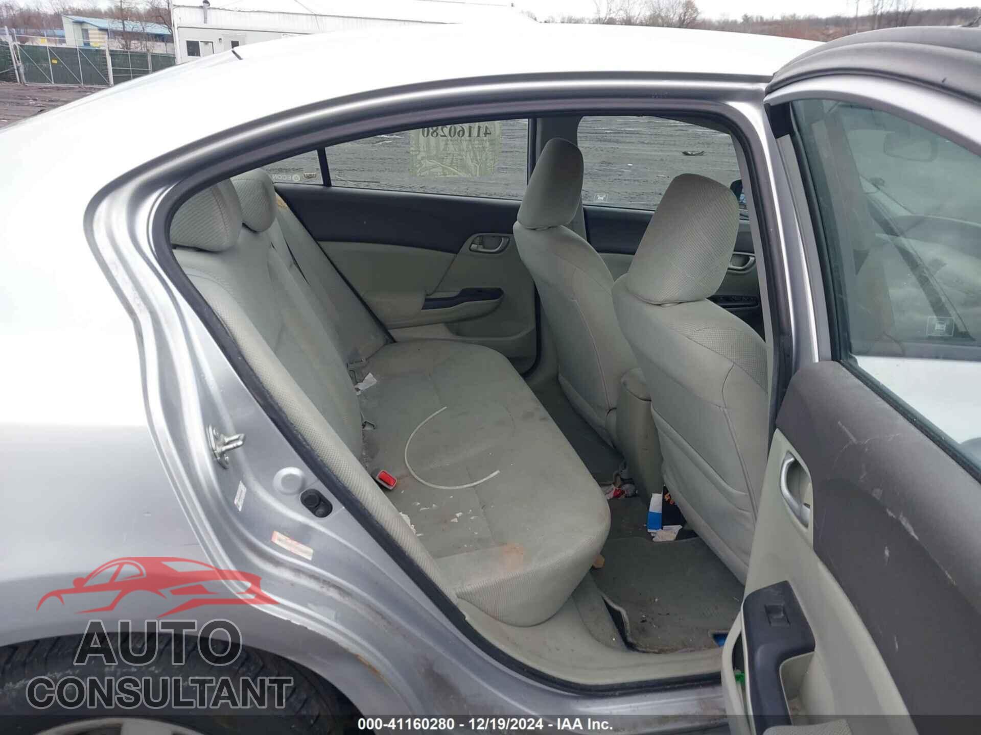 HONDA CIVIC SDN 2012 - 19XFB2F59CE332503