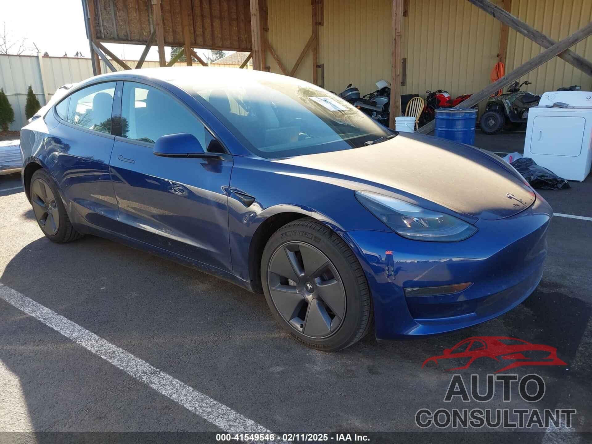 TESLA MODEL 3 2022 - 5YJ3E1EB7NF251217
