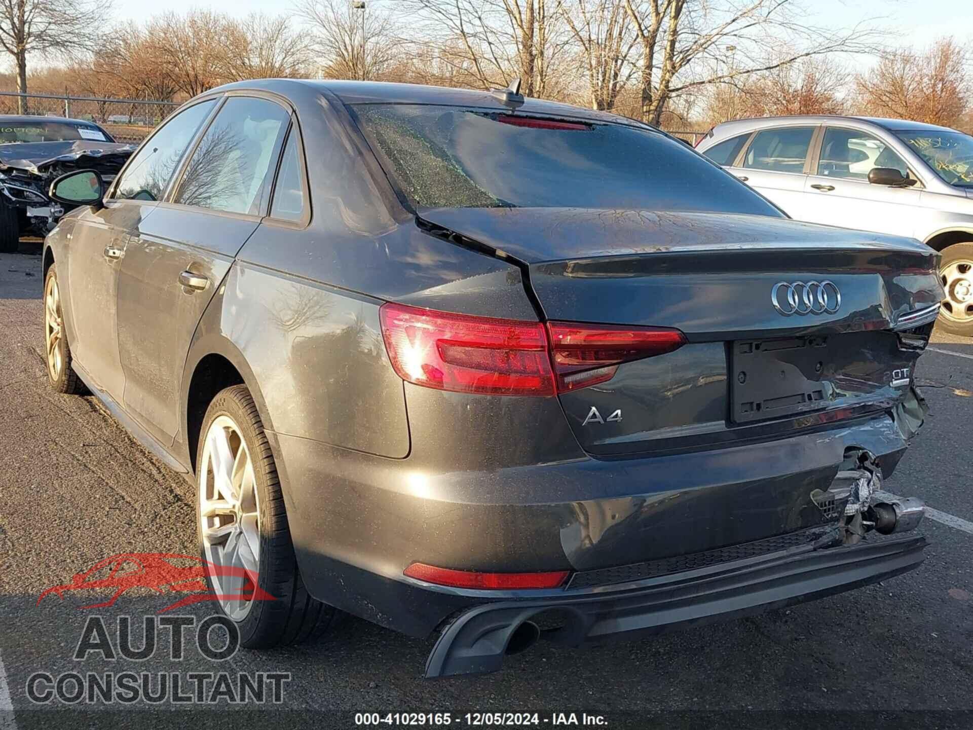 AUDI A4 2017 - WAUKMAF42HN043134