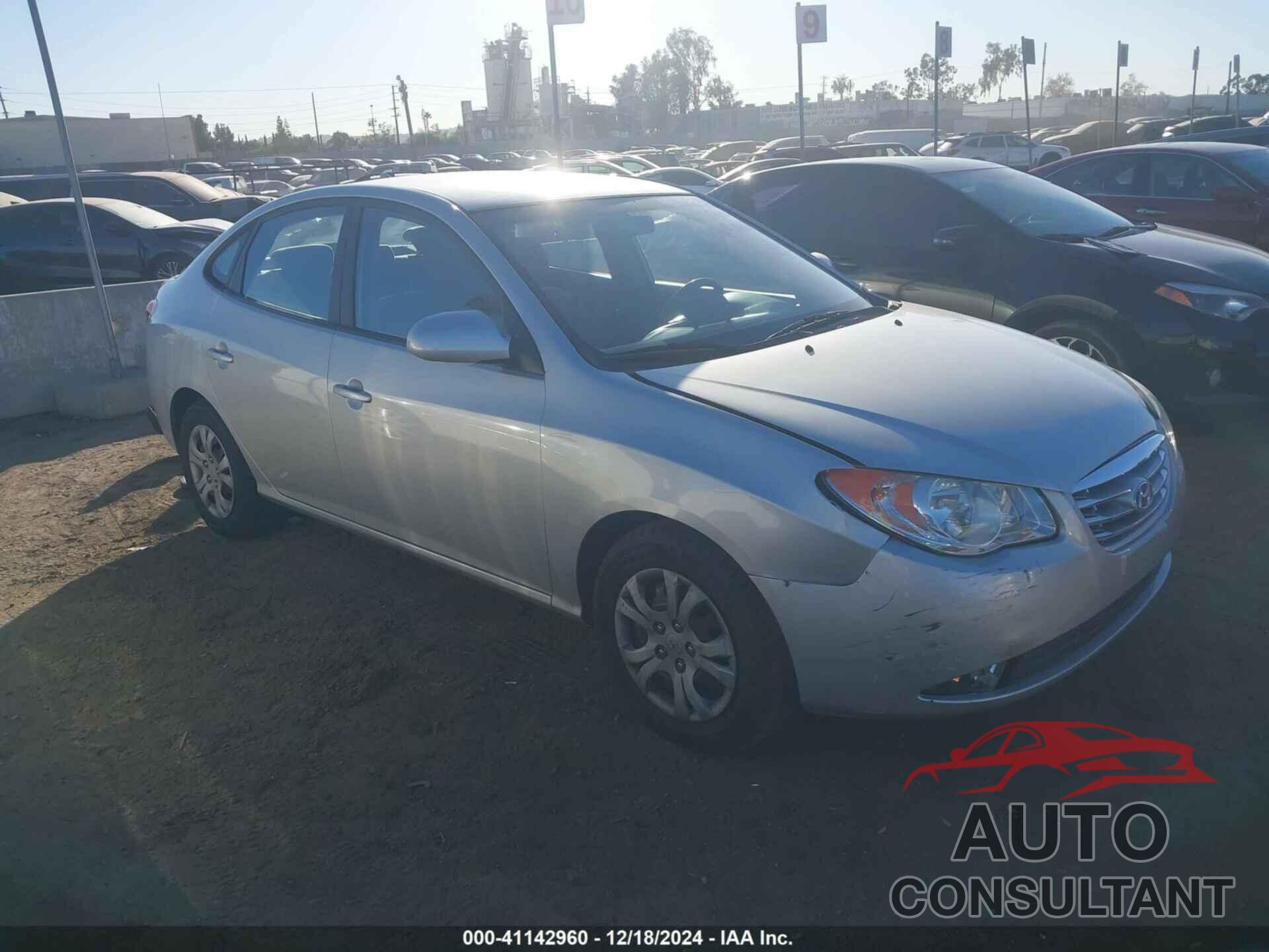 HYUNDAI ELANTRA 2010 - KMHDU4AD9AU102787