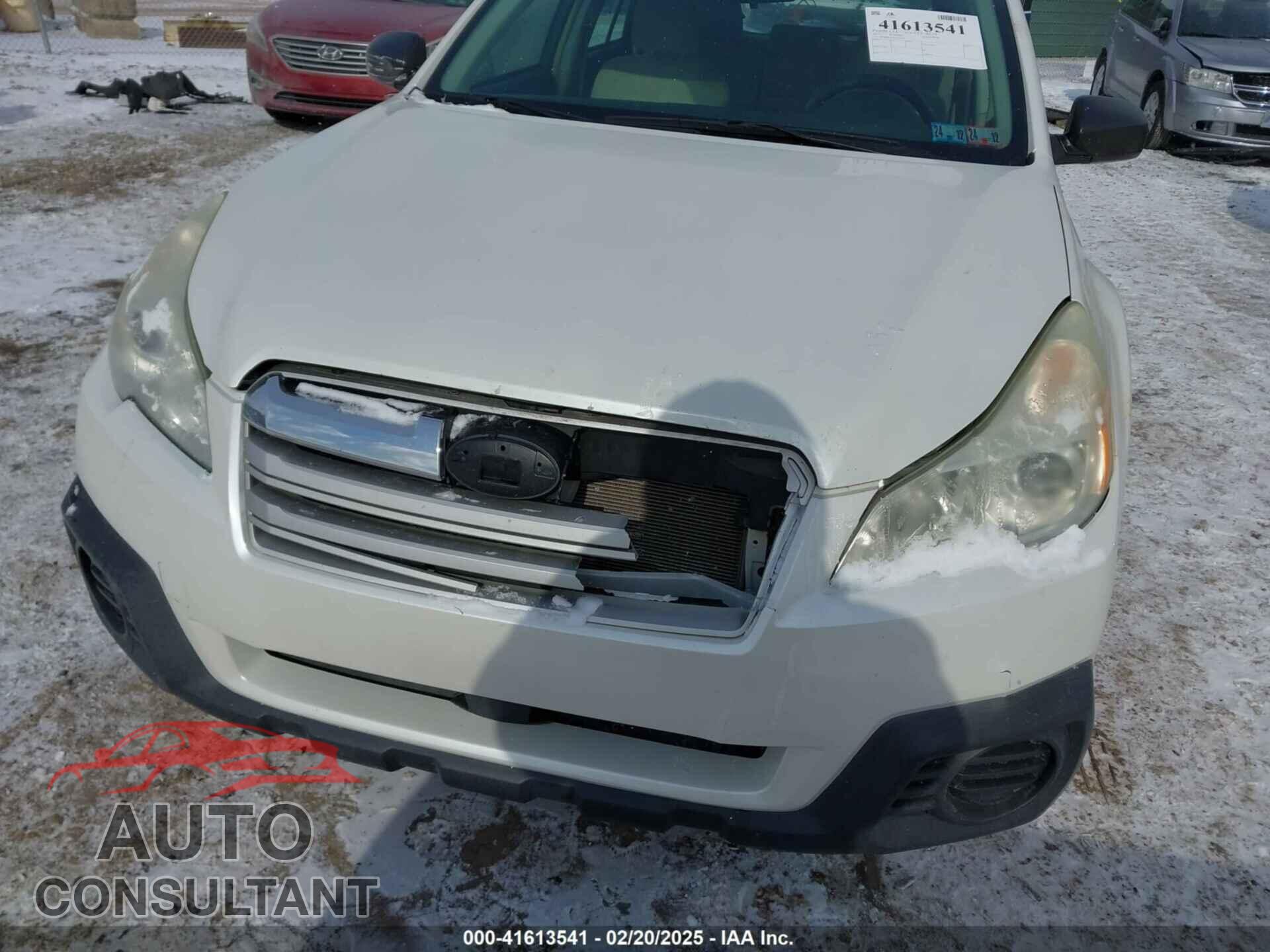 SUBARU OUTBACK 2013 - 4S4BRBAC4D3321784