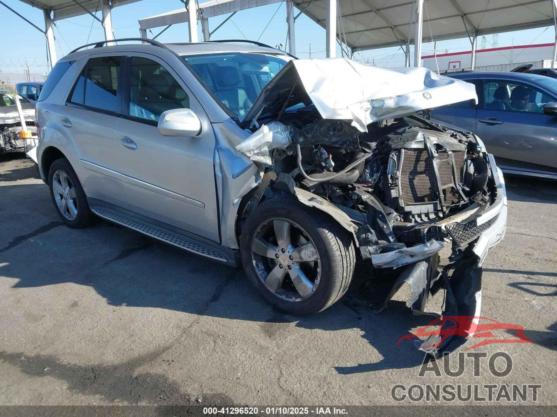 MERCEDES-BENZ ML 350 2009 - 4JGBB86E99A529311