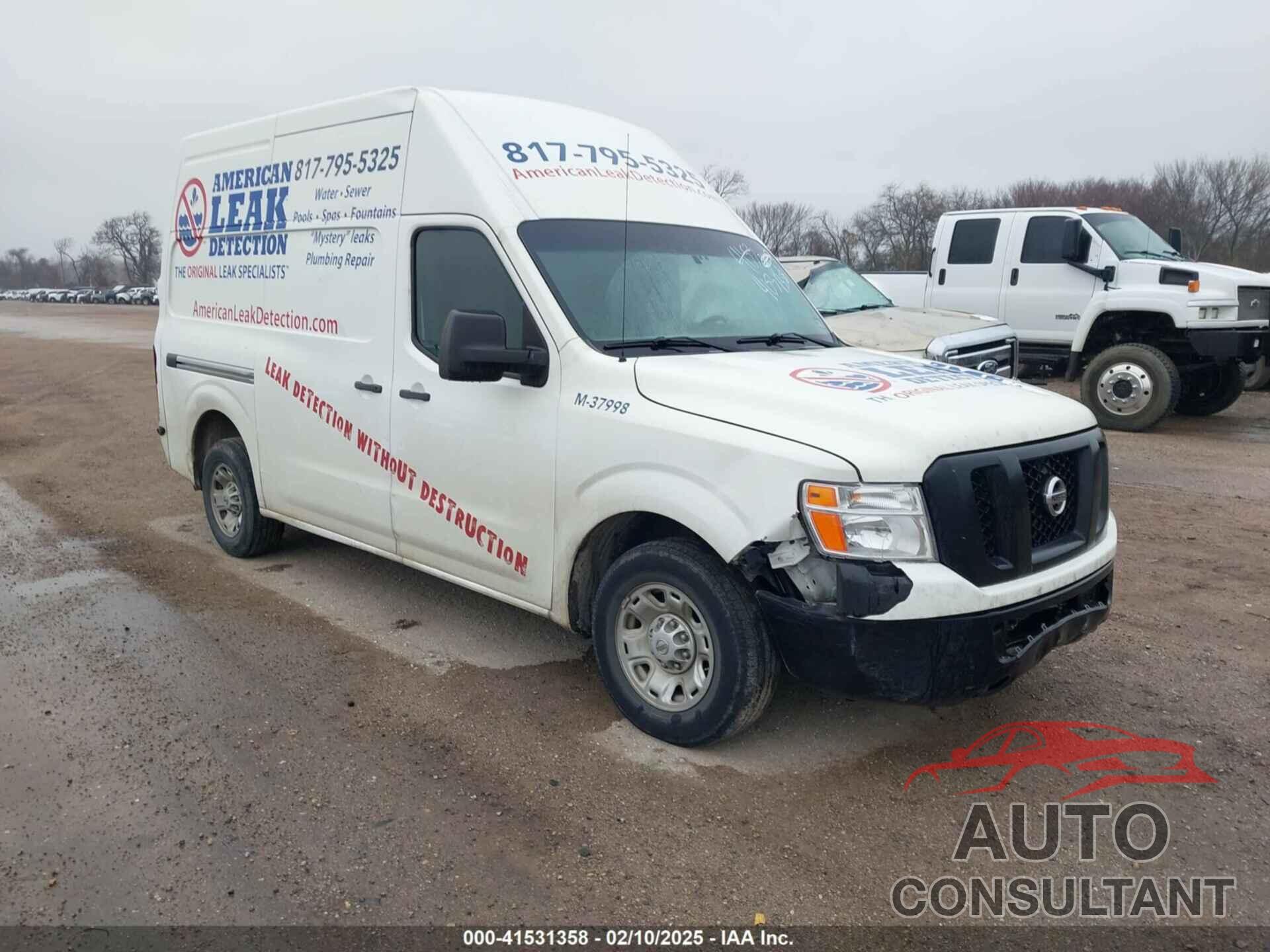NISSAN NV CARGO NV2500 HD 2019 - 1N6BF0LY3KN810153