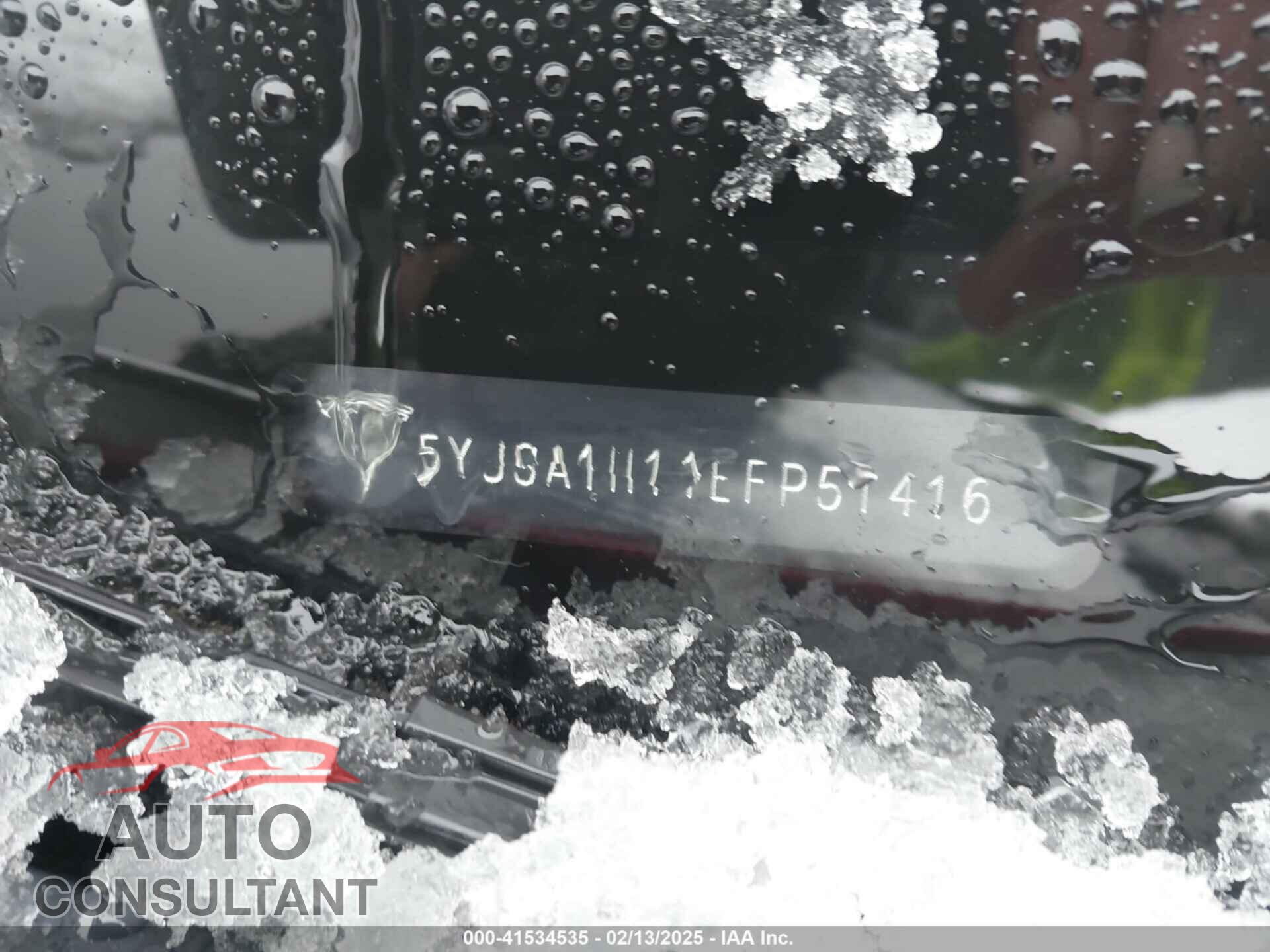 TESLA MODEL S 2014 - 5YJSA1H11EFP51416