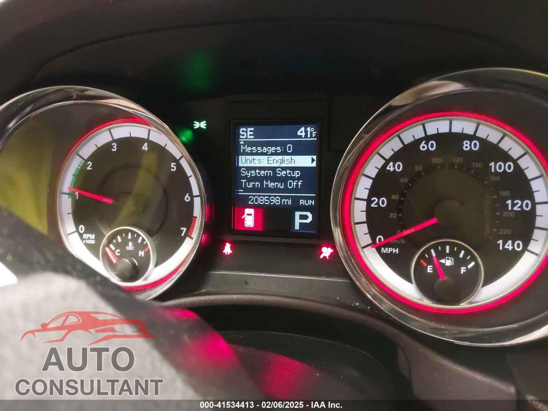 DODGE DURANGO 2011 - 1D4RE2GG3BC654146