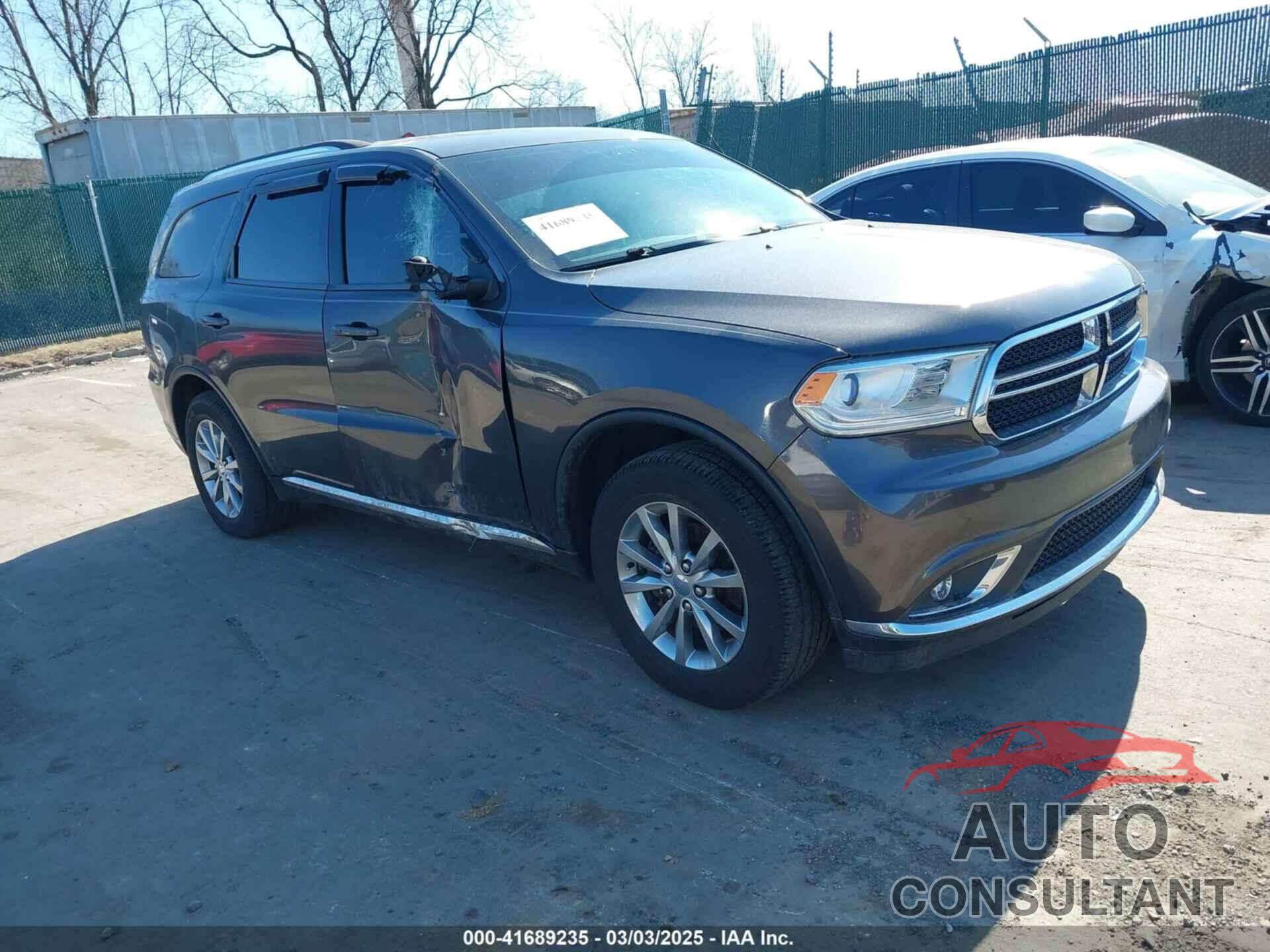 DODGE DURANGO 2018 - 1C4RDJAG4JC176871