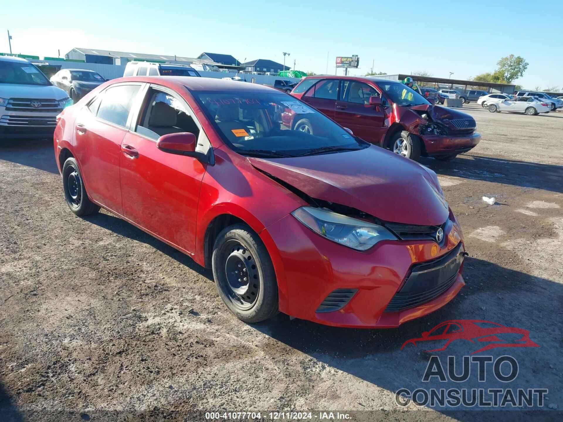 TOYOTA COROLLA 2016 - 5YFBURHE1GP455683