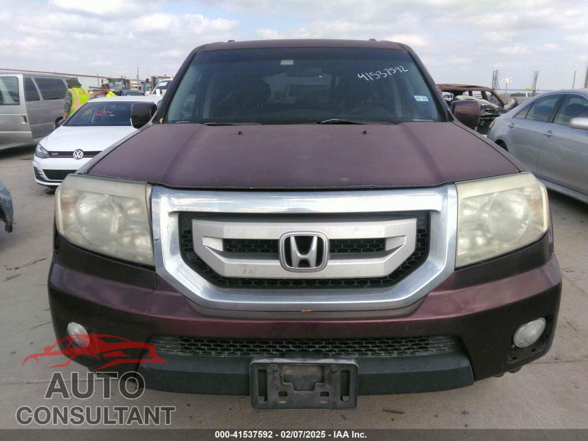 HONDA PILOT 2011 - 5FNYF3H44BB041455