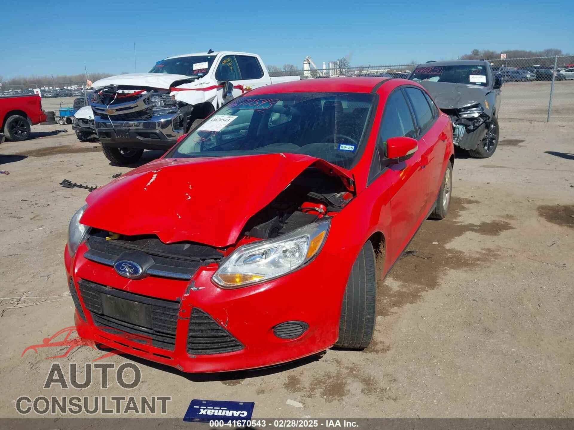 FORD FOCUS 2014 - 1FADP3F24EL168615