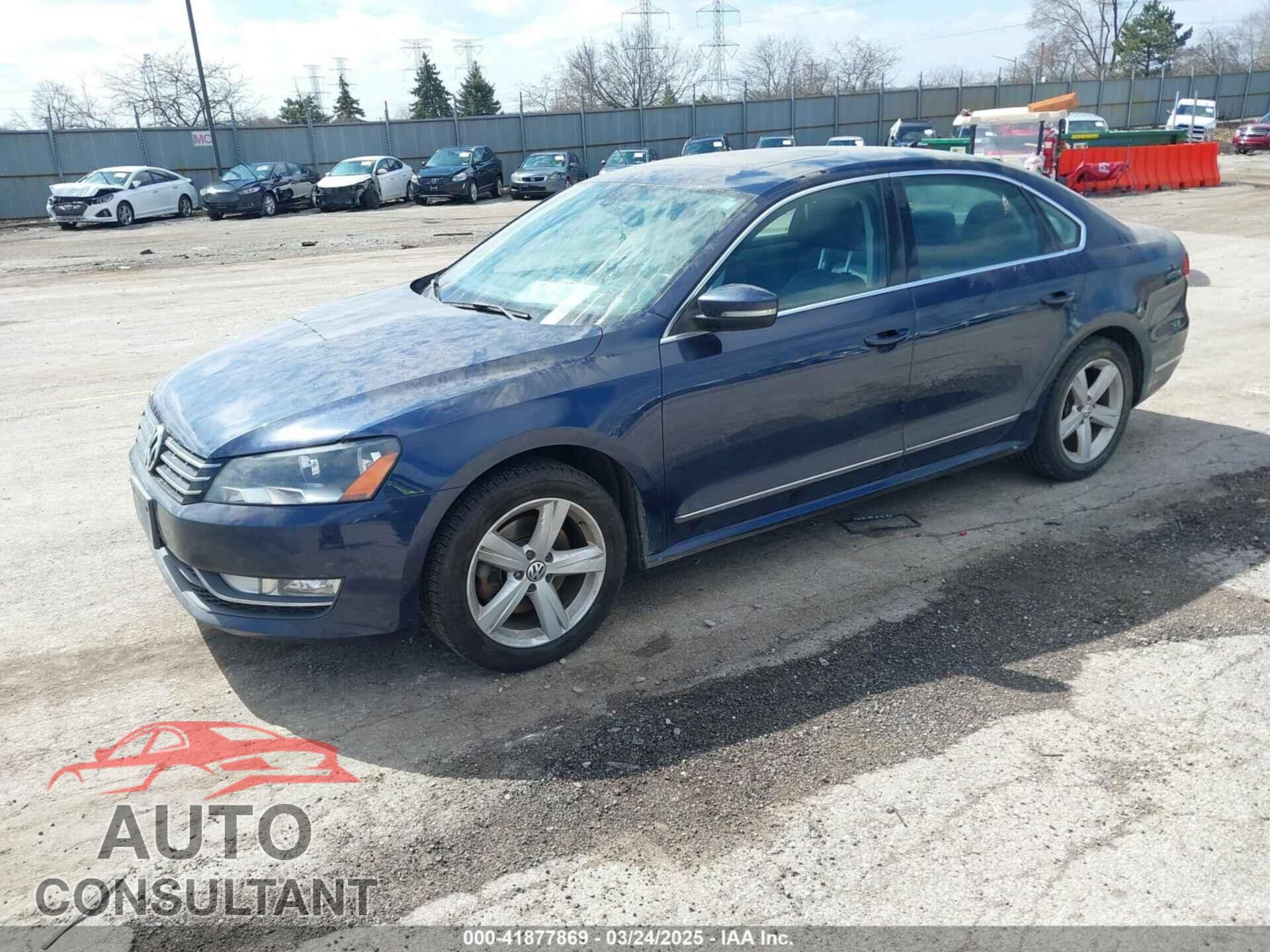 VOLKSWAGEN PASSAT 2013 - 1VWBN7A35DC069036