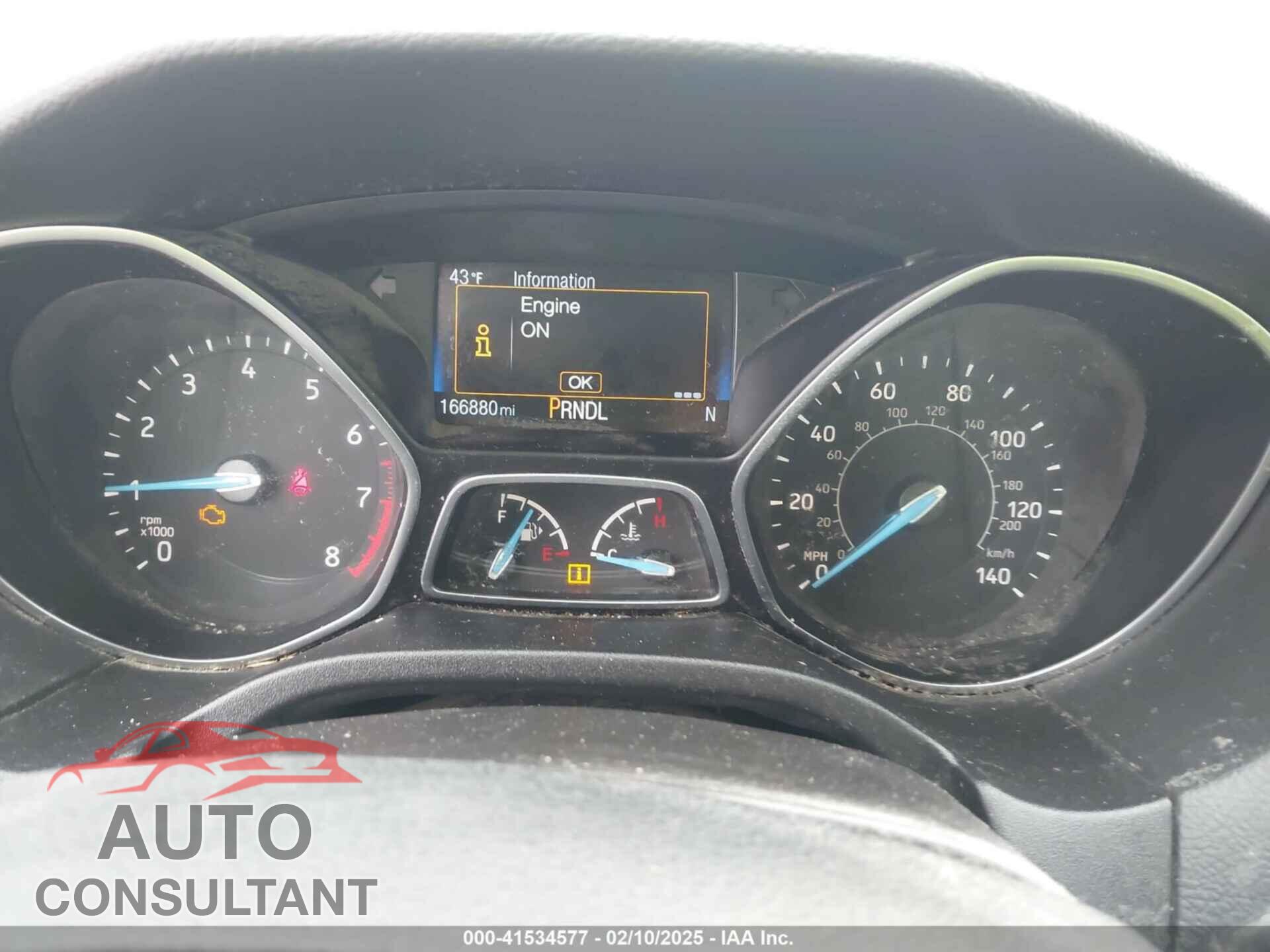 FORD FOCUS 2015 - 1FADP3F27FL343036