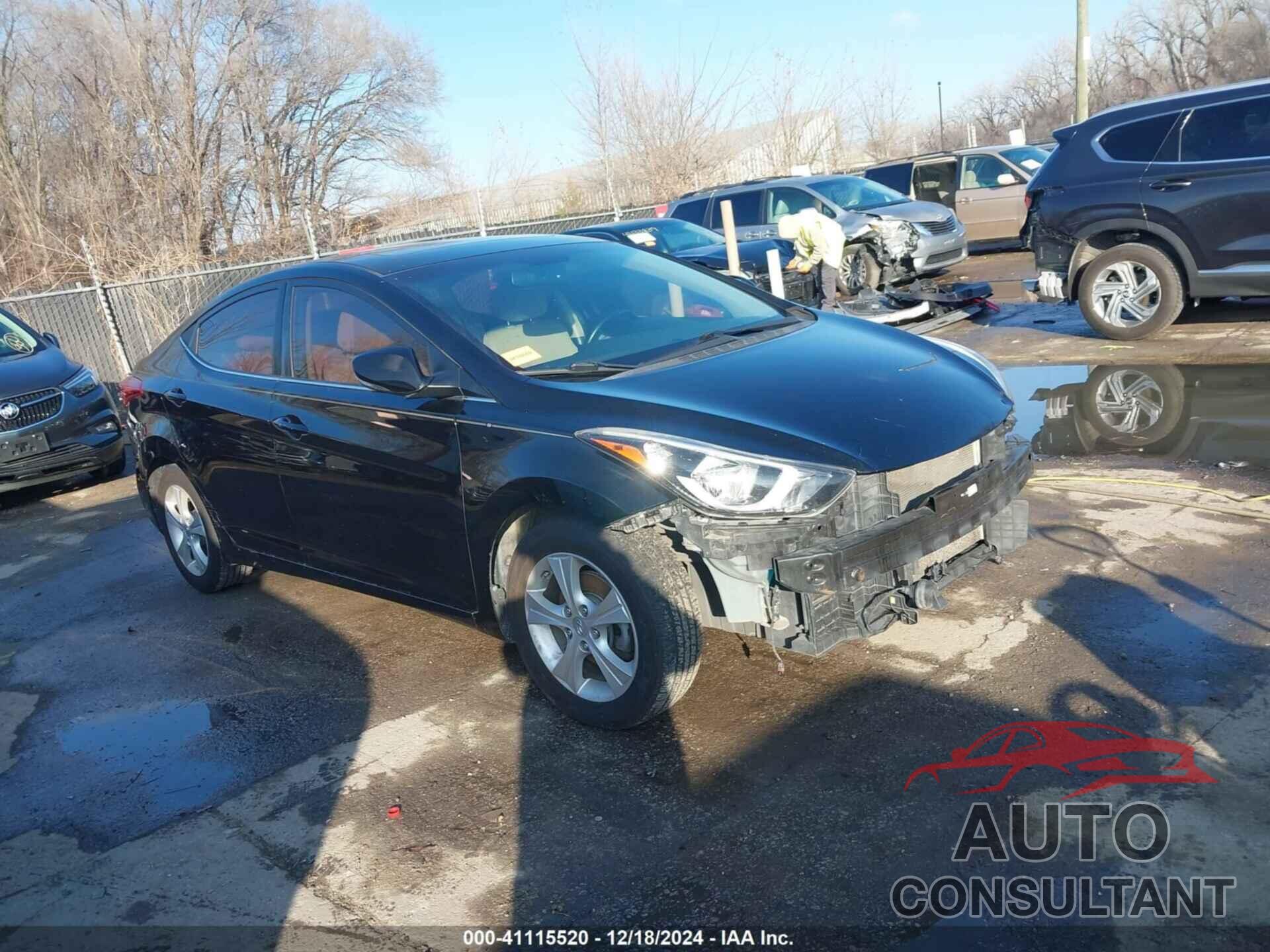 HYUNDAI ELANTRA 2016 - KMHDH4AE9GU601823