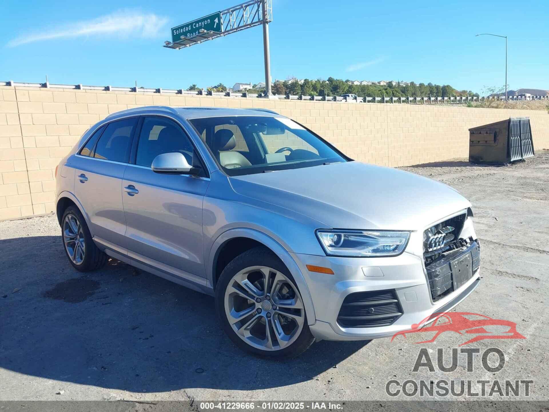 AUDI Q3 2016 - WA1BFCFS2GR018713