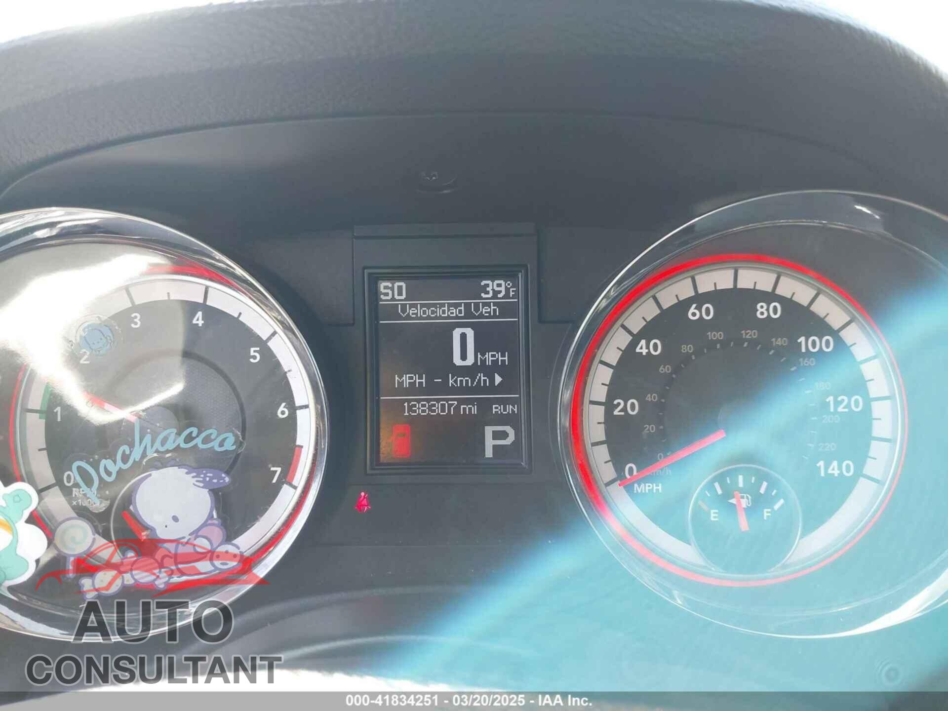 DODGE DURANGO 2013 - 1C4RDJDG9DC677142