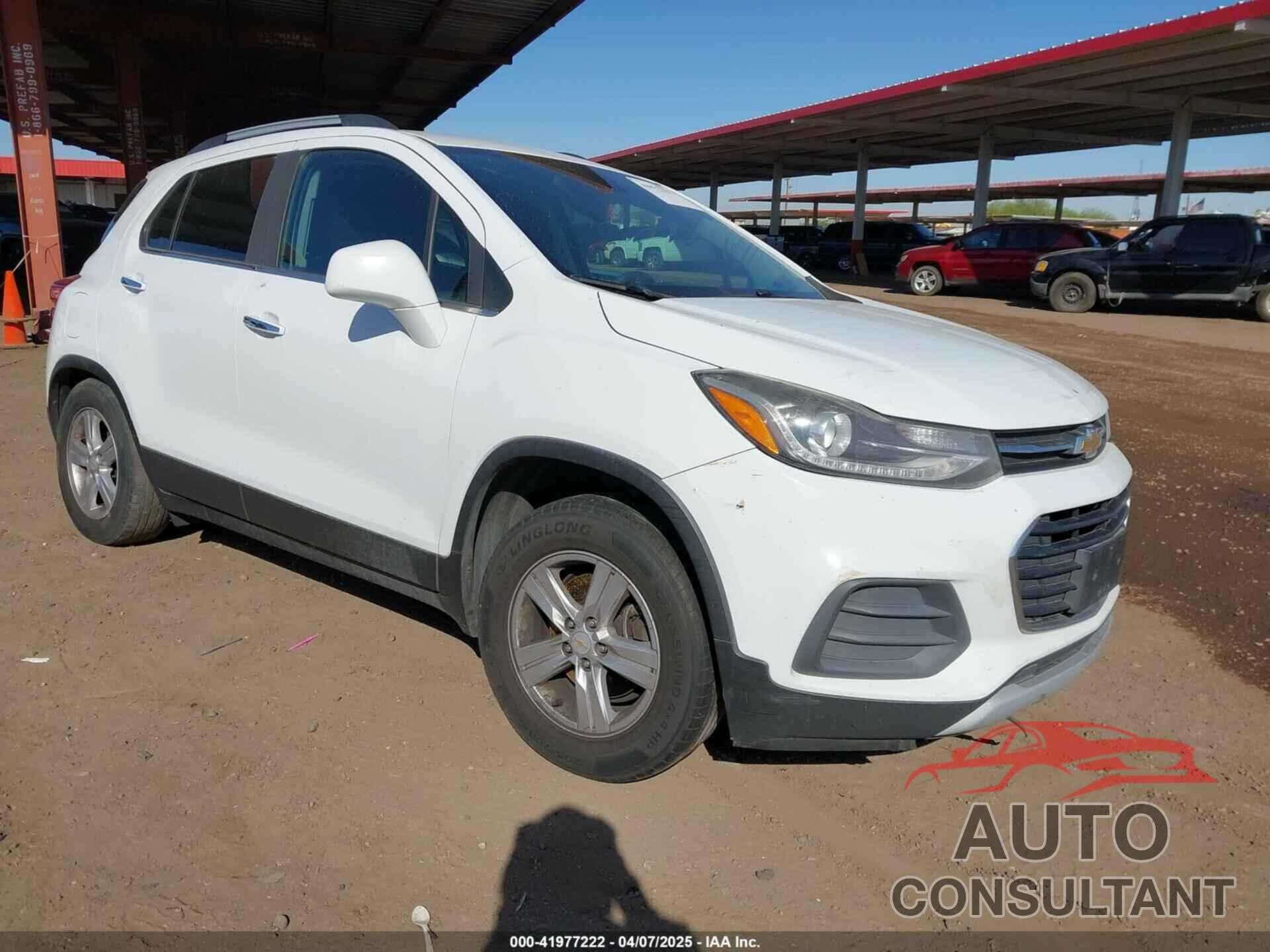 CHEVROLET TRAX 2017 - KL7CJLSB2HB254610