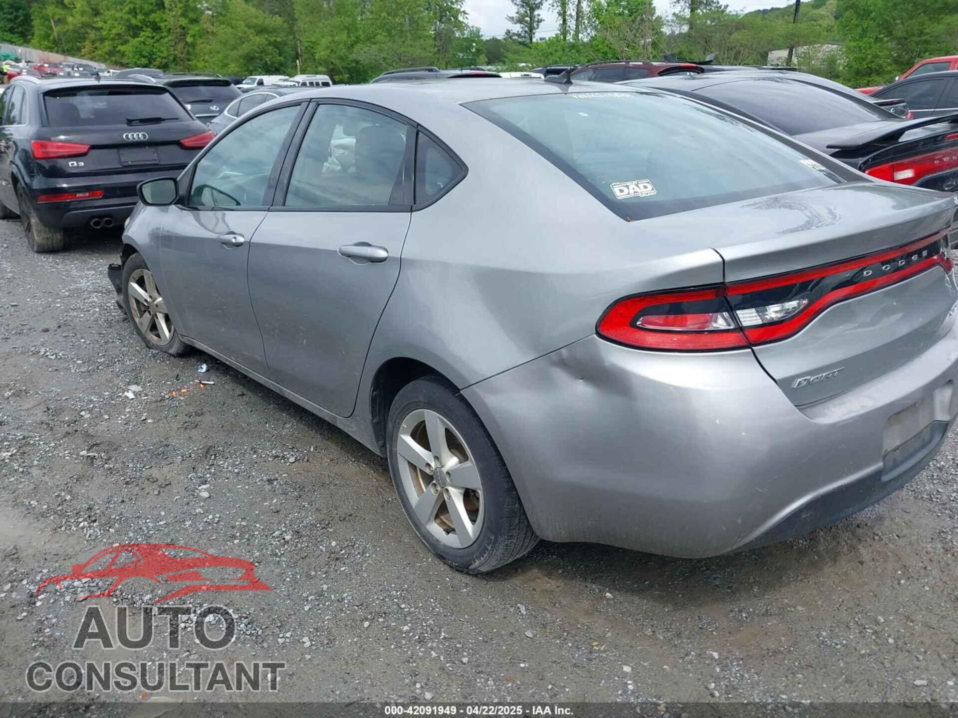 DODGE DART 2015 - 1C3CDFBB1FD212124