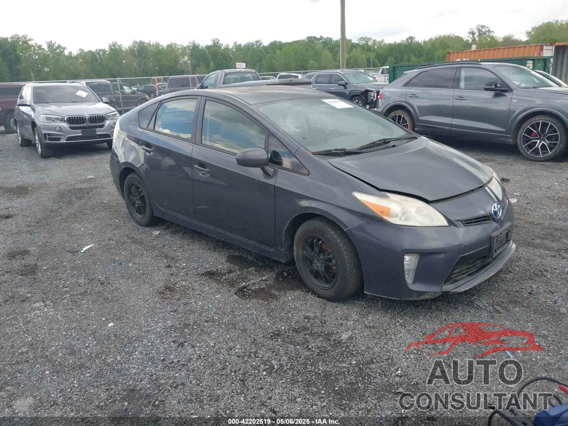 TOYOTA PRIUS 2013 - JTDKN3DU8D1716993