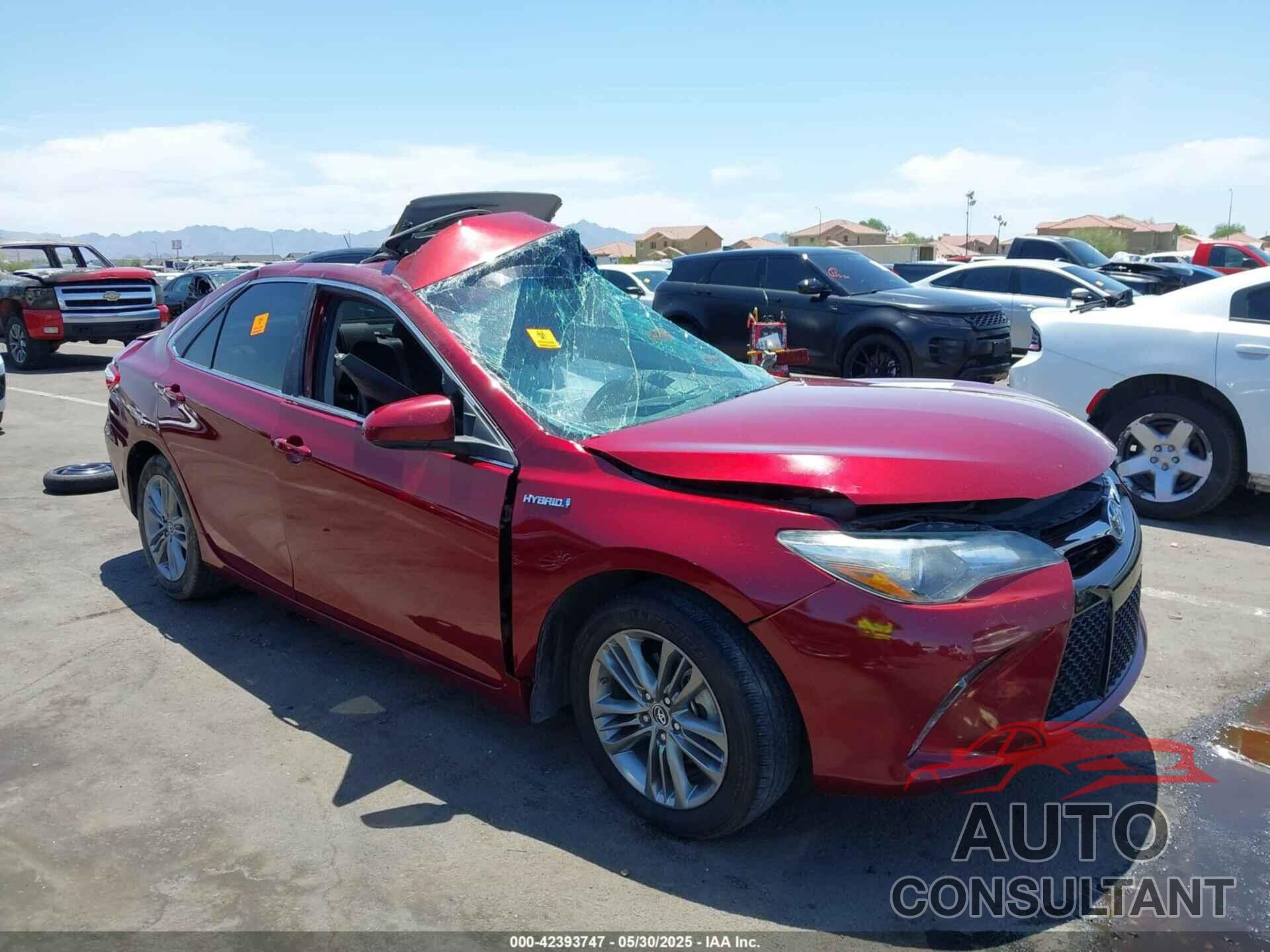 TOYOTA CAMRY HYBRID 2016 - 4T1BD1FK1GU180793