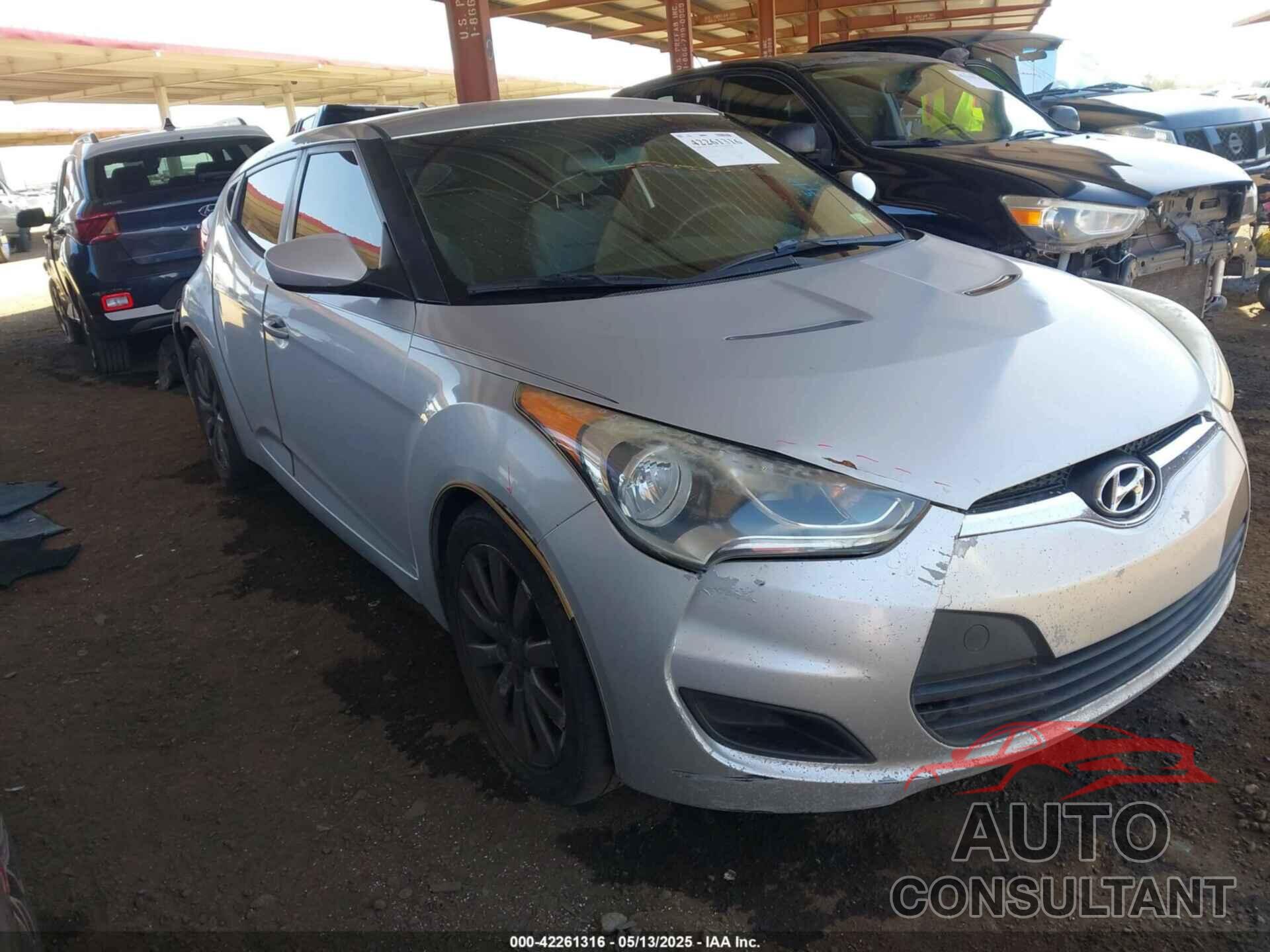 HYUNDAI VELOSTER 2012 - KMHTC6AD2CU052067