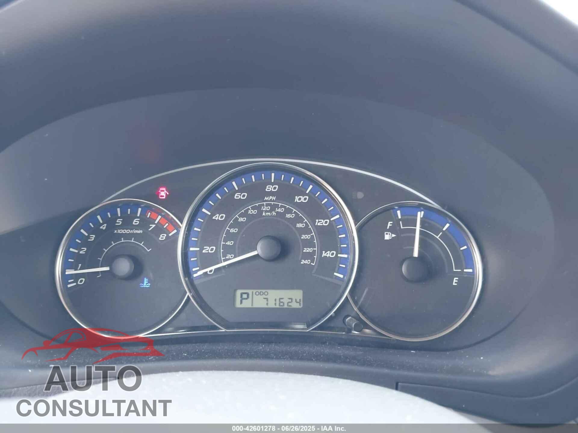 SUBARU FORESTER 2012 - JF2SHAEC6CH407516