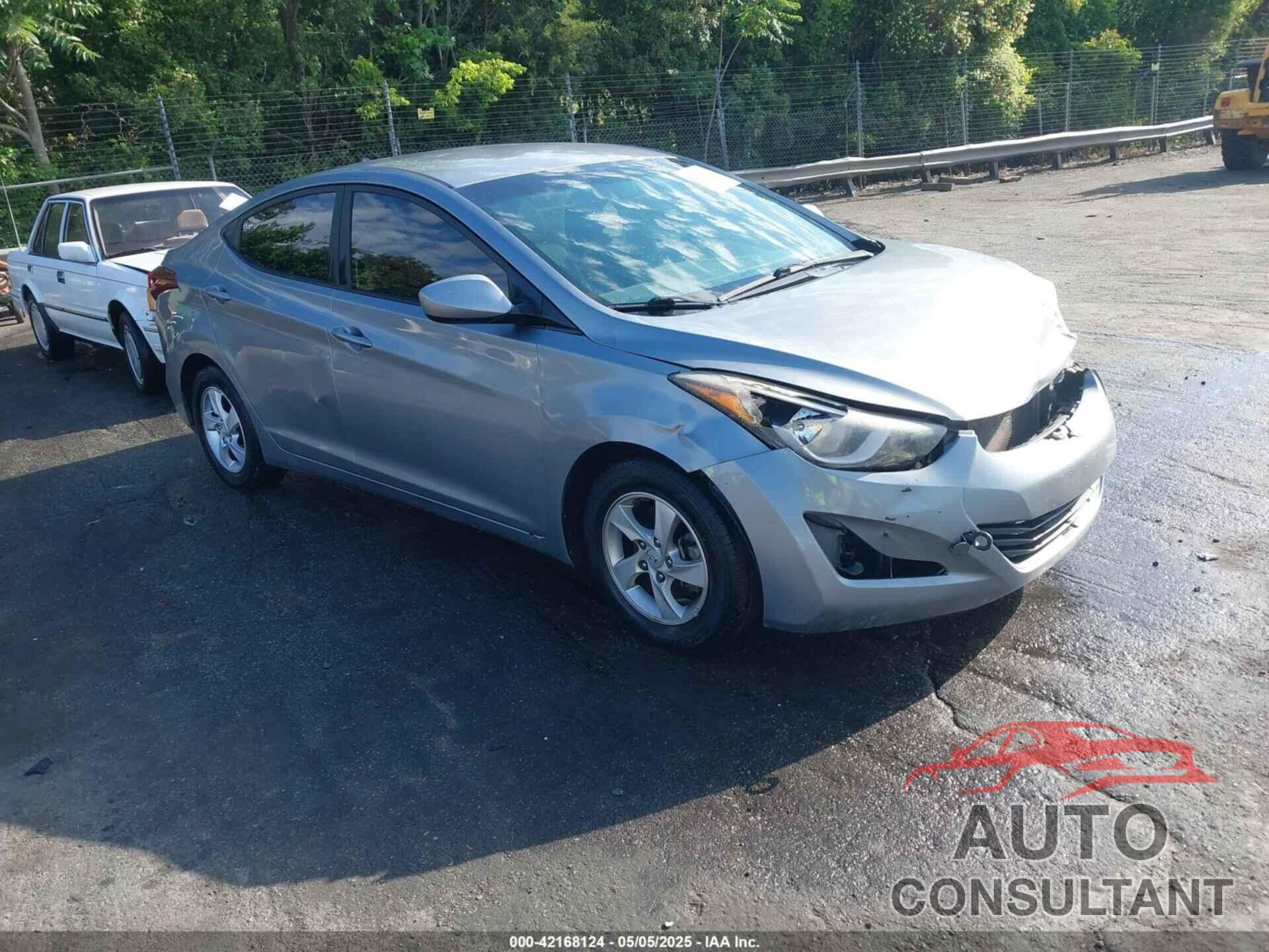 HYUNDAI ELANTRA 2014 - KMHDH4AE9EU198780