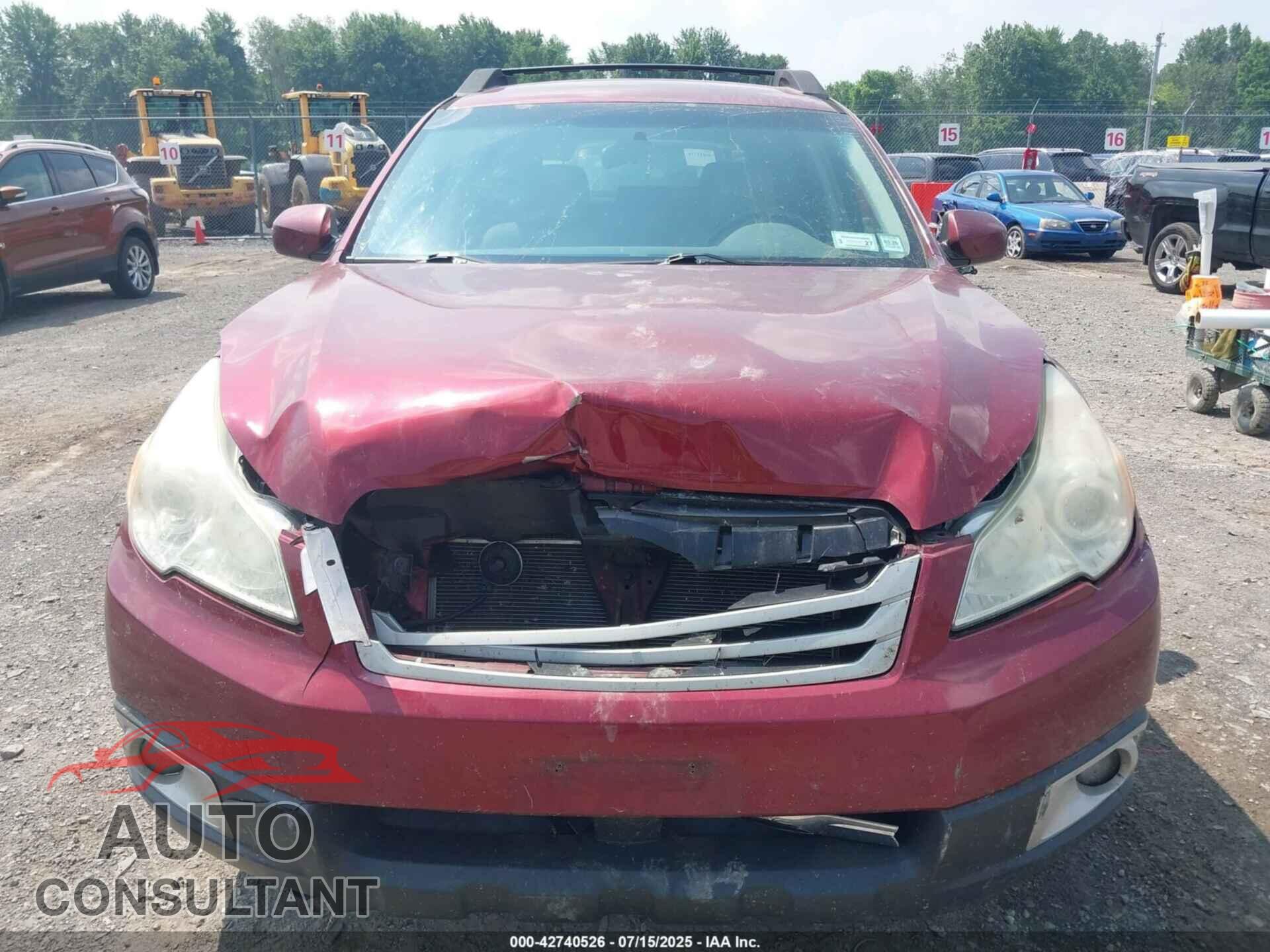 SUBARU OUTBACK 2011 - 4S4BRBCC2B3373196