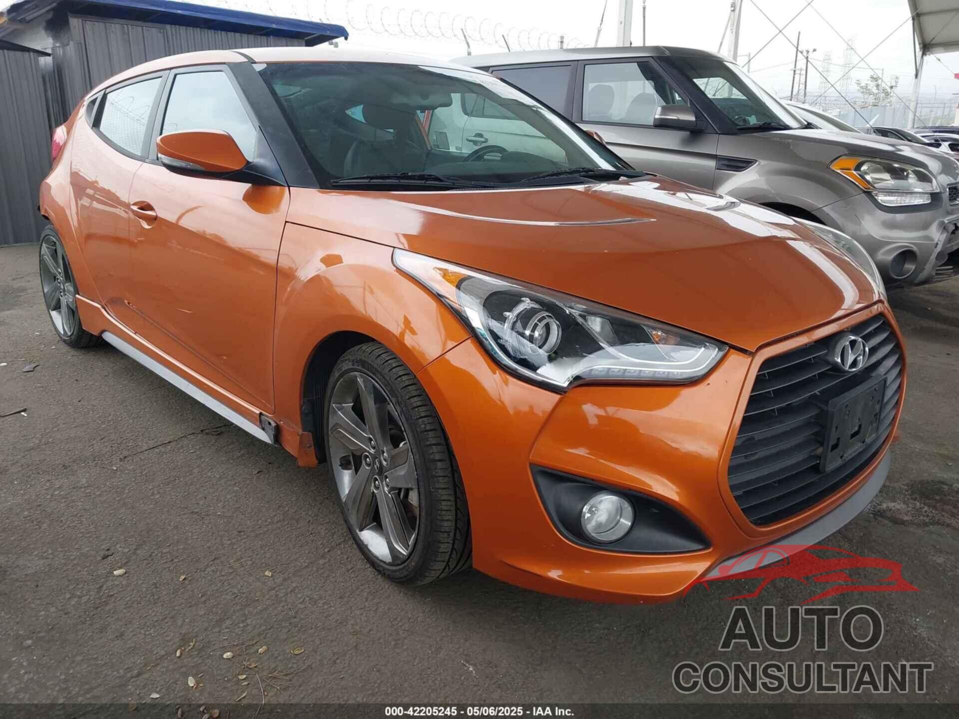 HYUNDAI VELOSTER 2015 - KMHTC6AE1FU224554